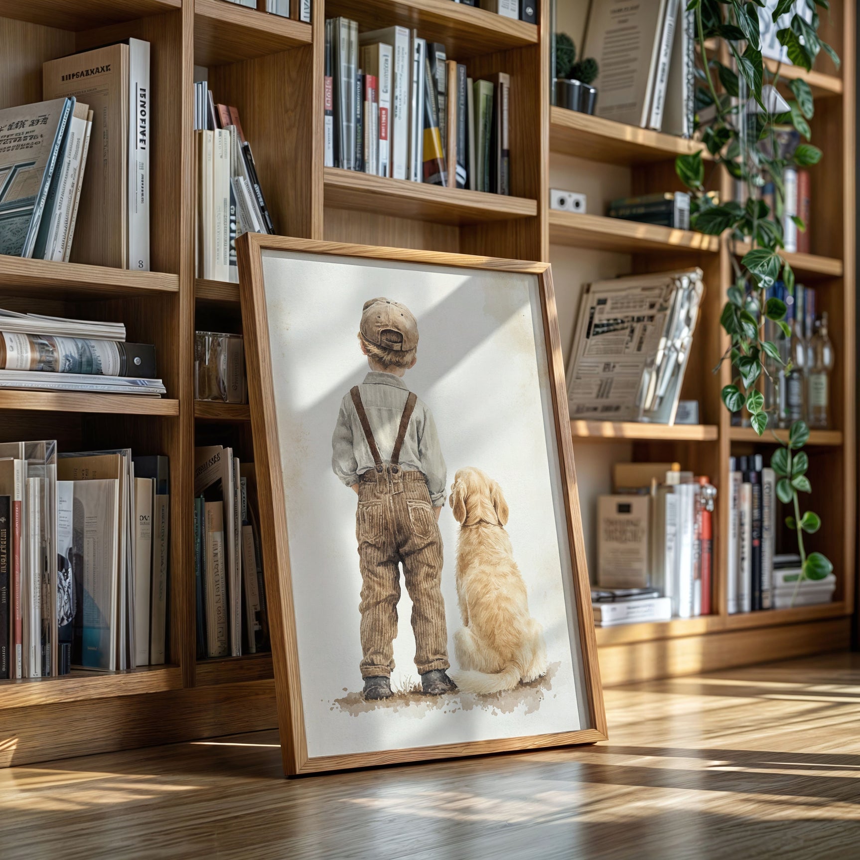 Timeless Companions in Sepia