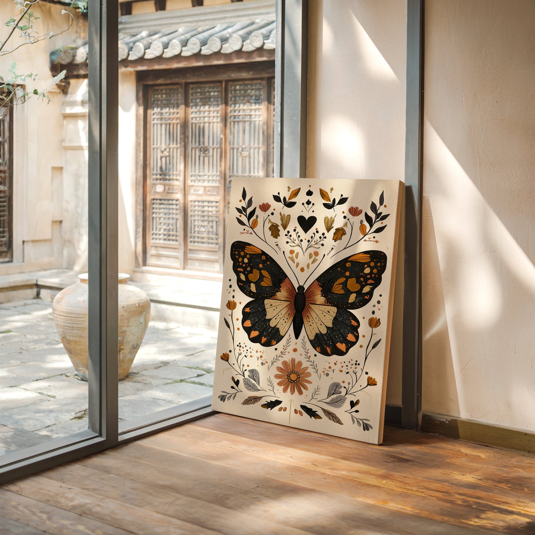 Autumn's Winged Butterfly
