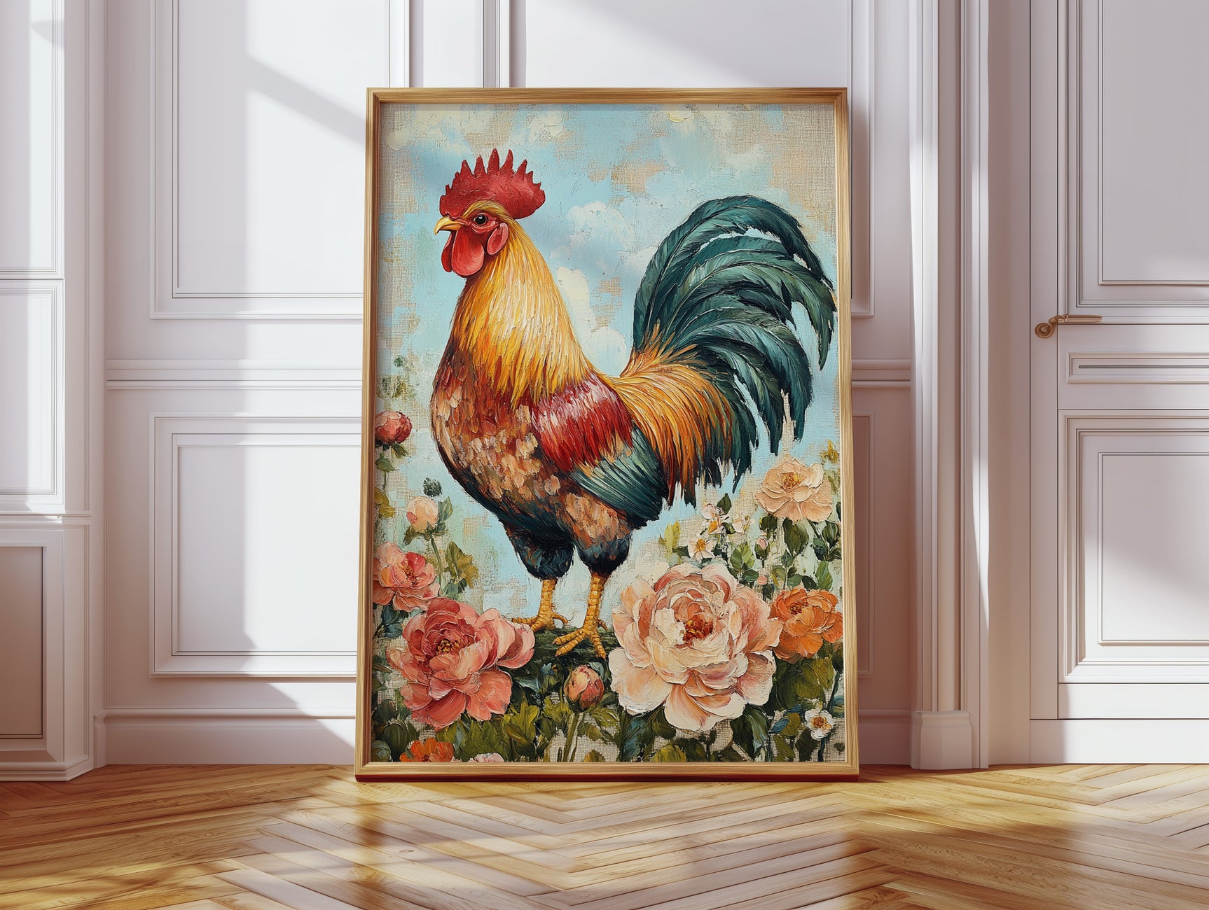 Sunlit Rooster
