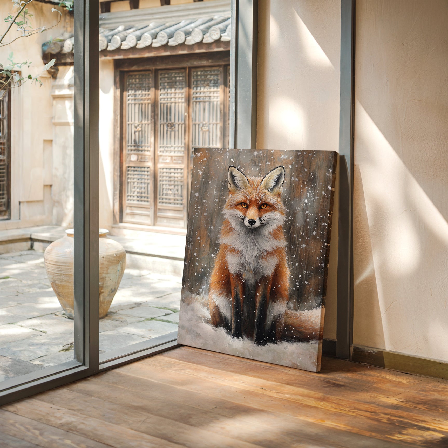Crimson Snow Fox