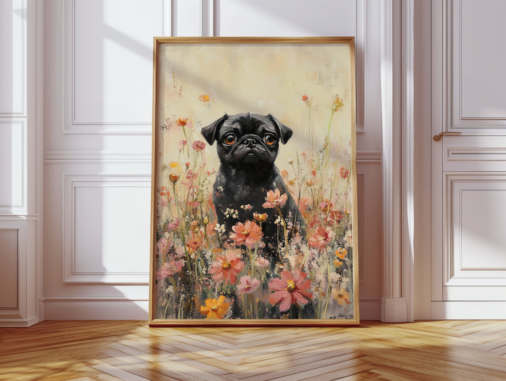 Blissful Pug Meadow