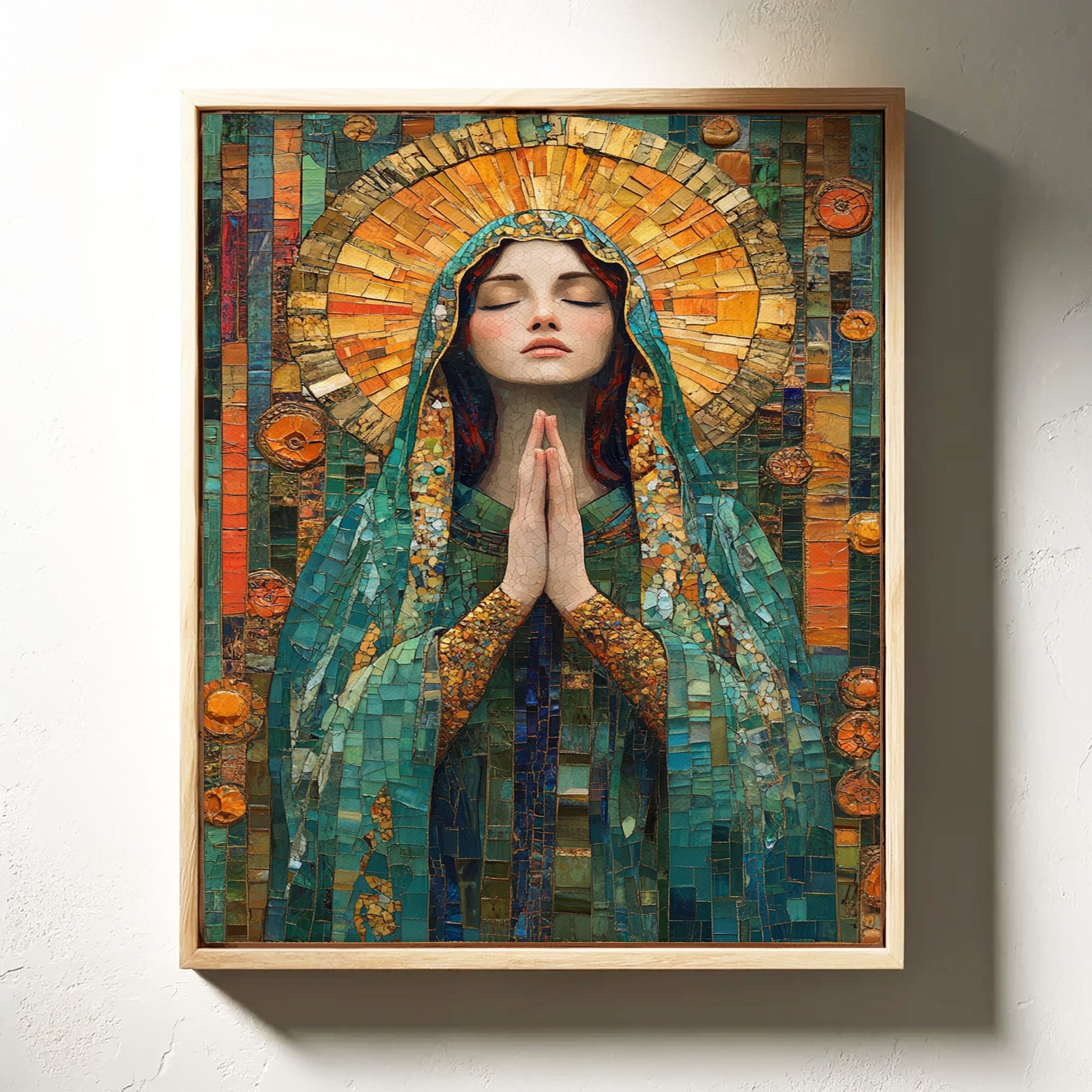 Serenity in Mosaic Light