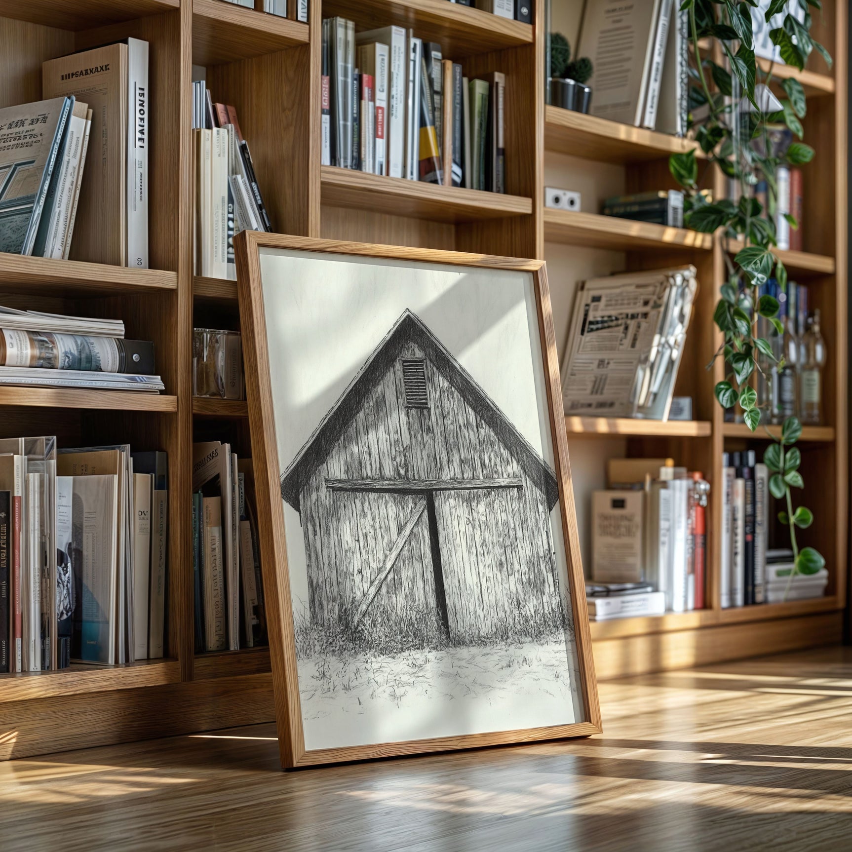 Rustic Echoes: Barn