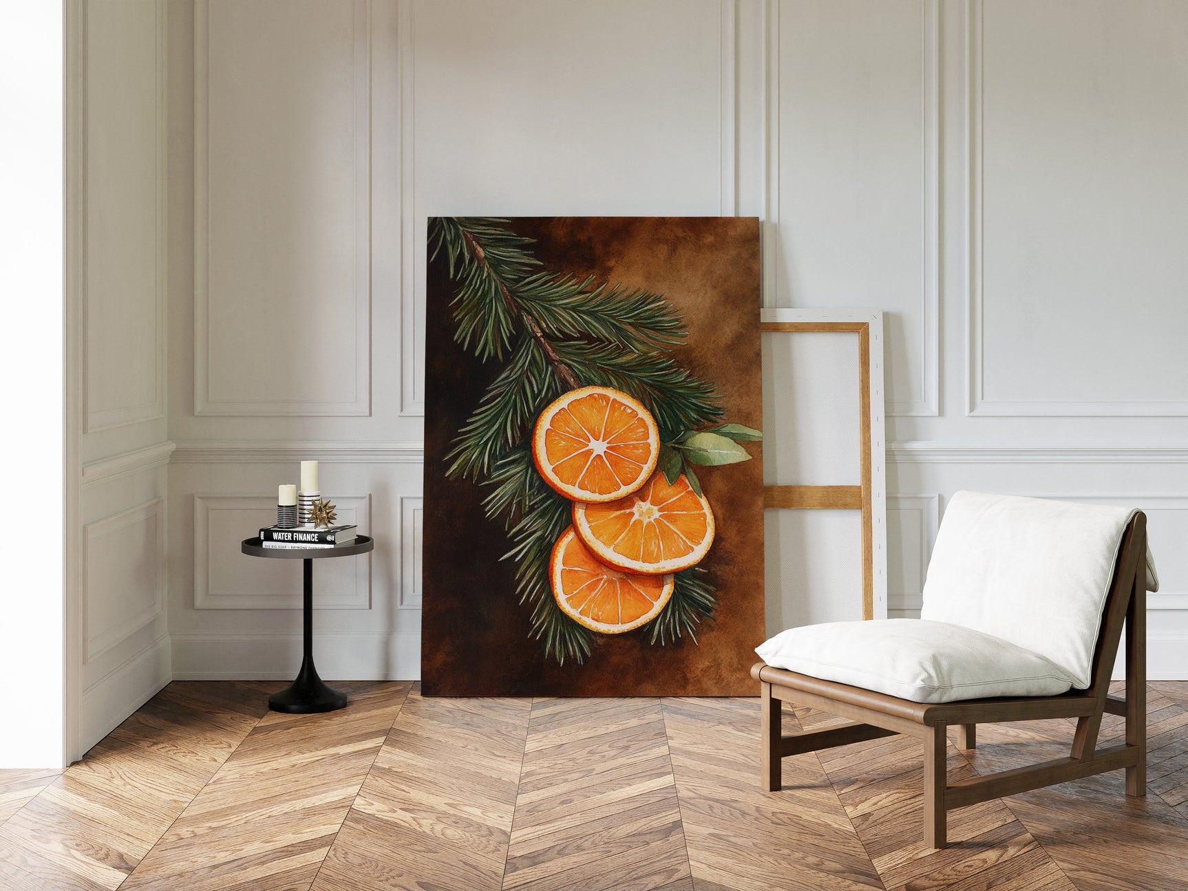 Citrus Amidst Pine Whispers