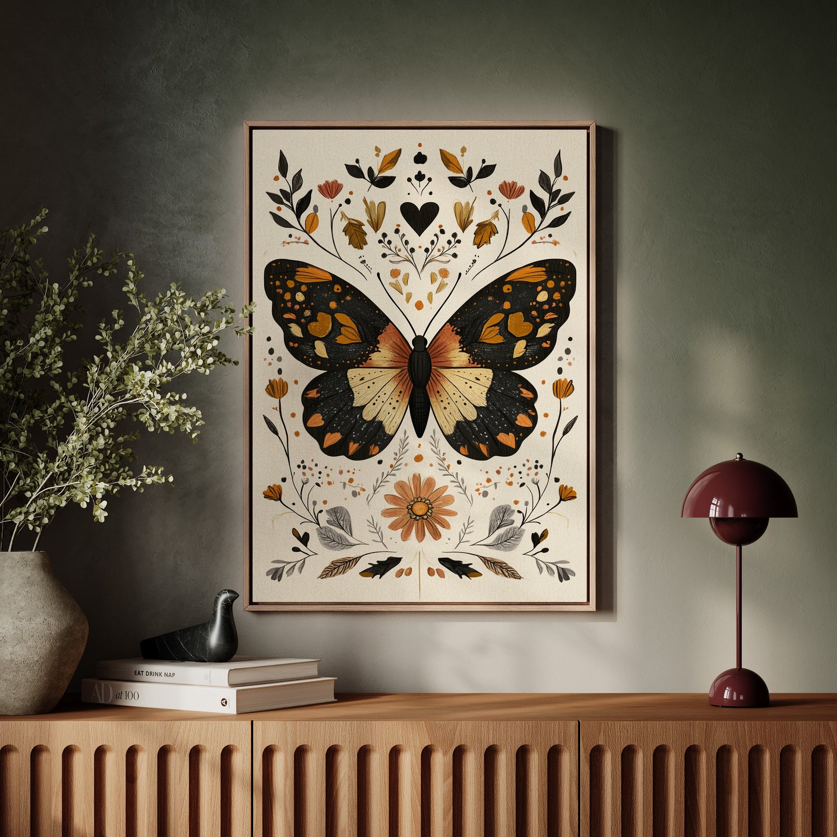 Autumn's Winged Butterfly