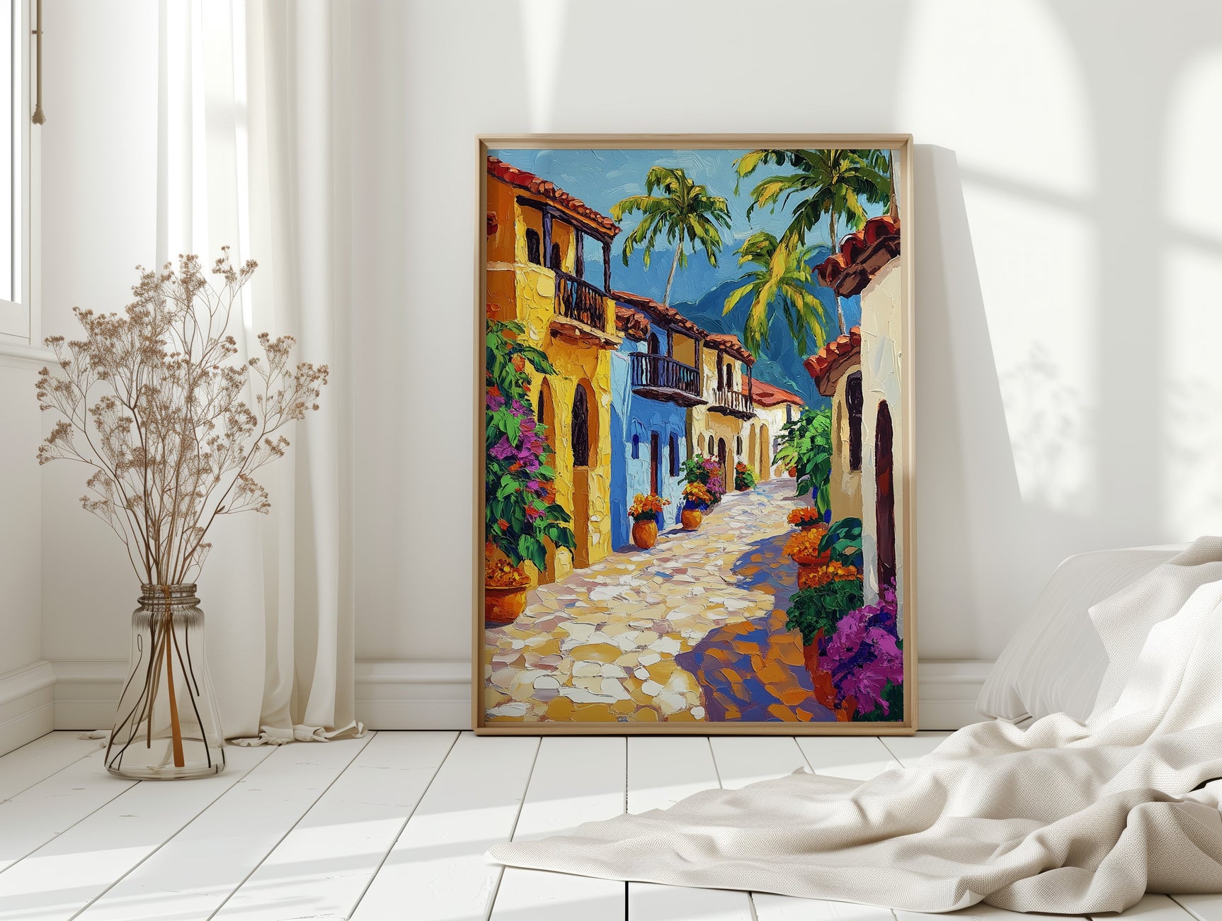 Sunlit Pathways of Color
