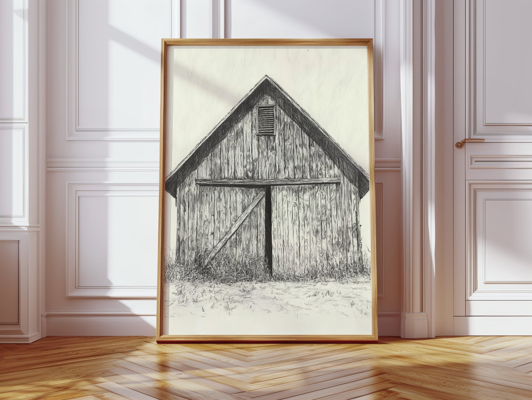Rustic Echoes: Barn