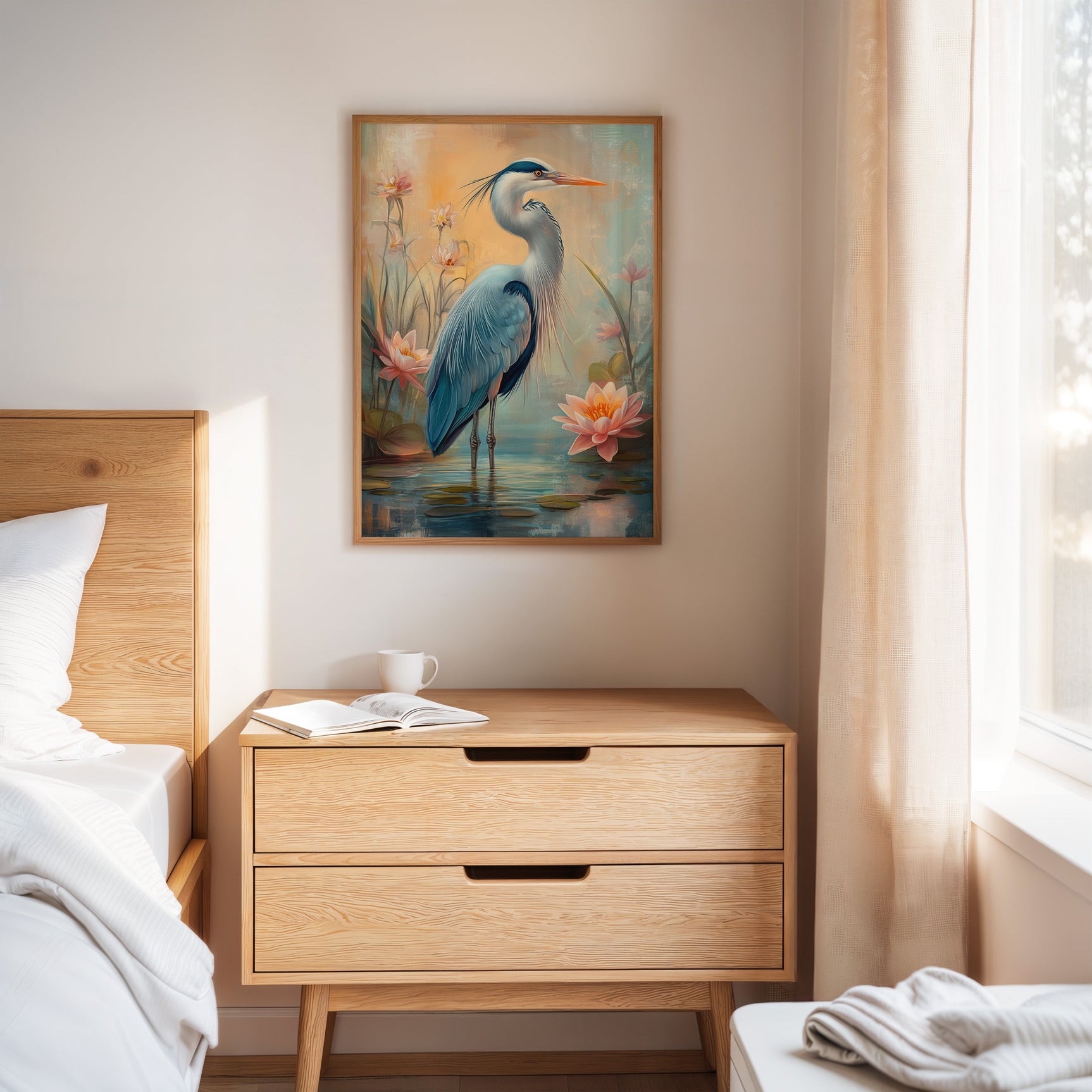 Heron Serenity in Azure