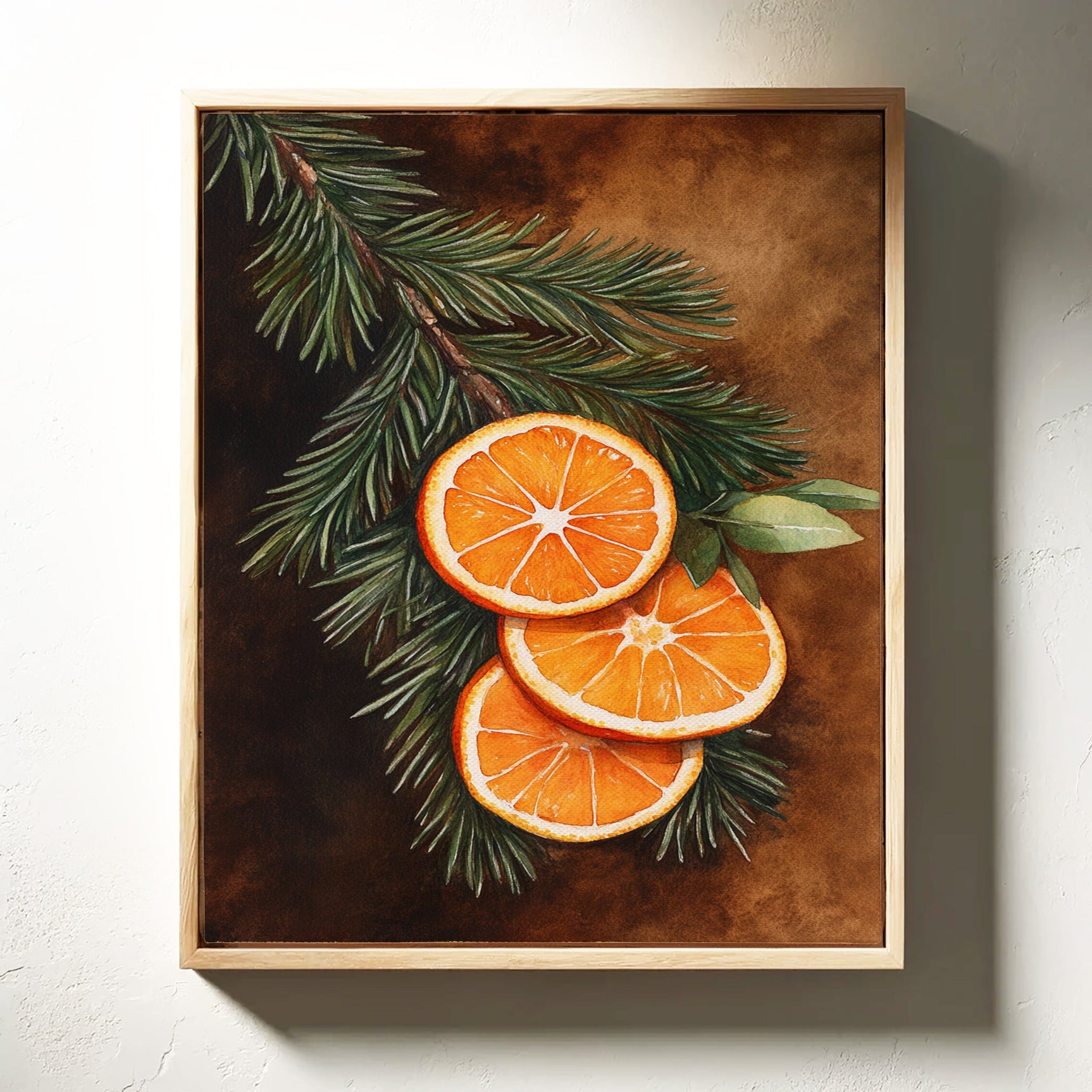 Citrus Amidst Pine Whispers