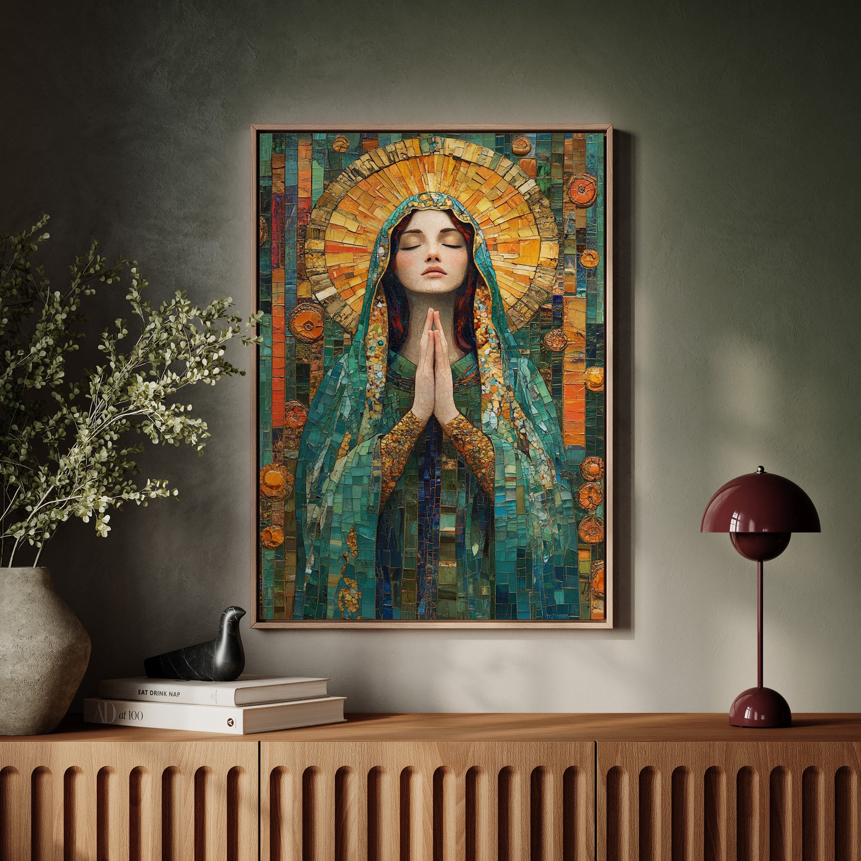 Serenity in Mosaic Light