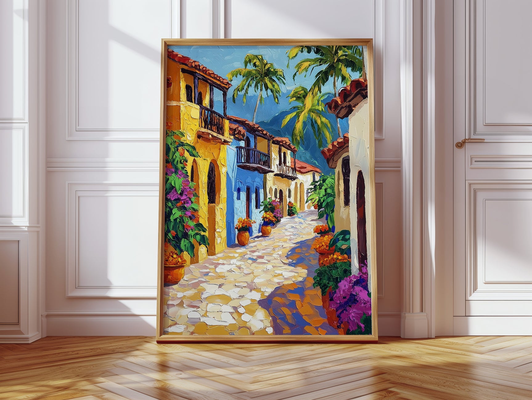Sunlit Pathways of Color