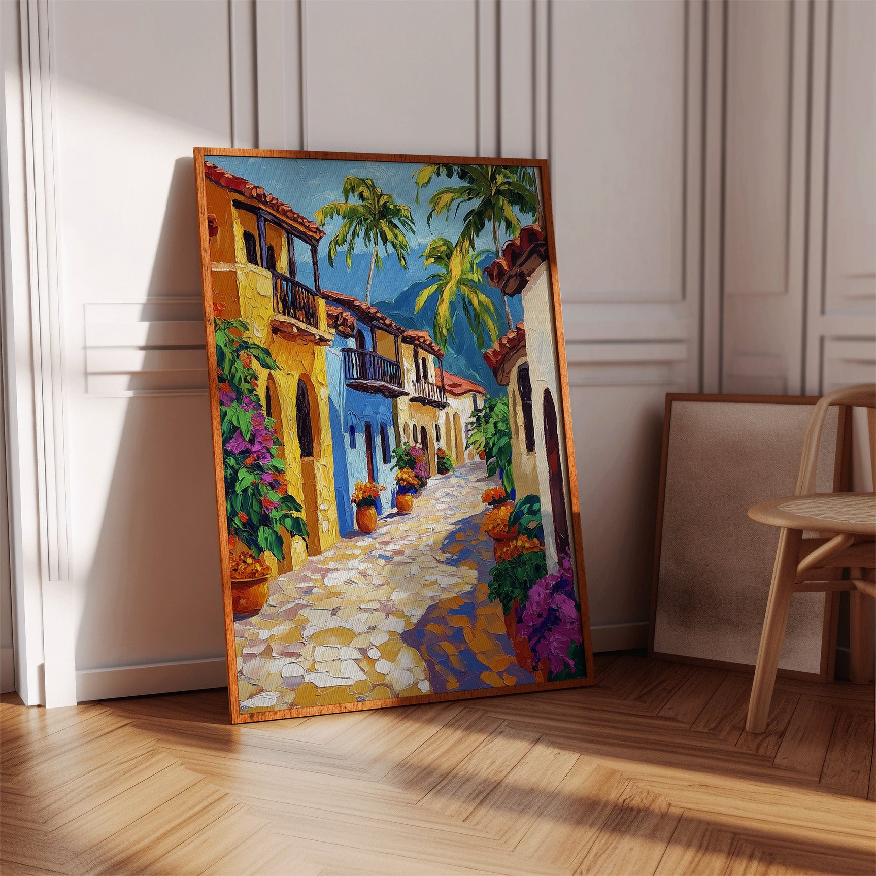 Sunlit Pathways of Color