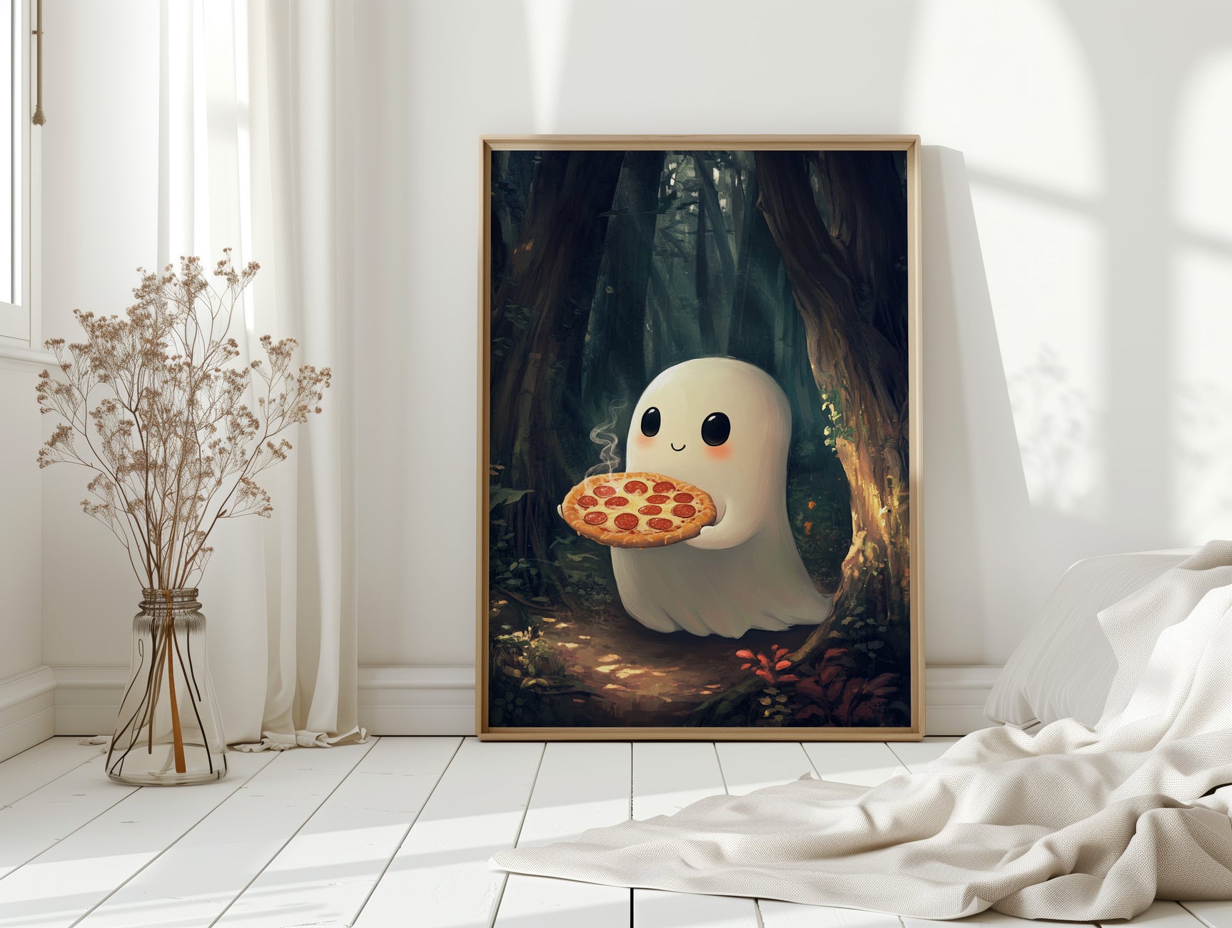 Ghostly Delight in Woodland