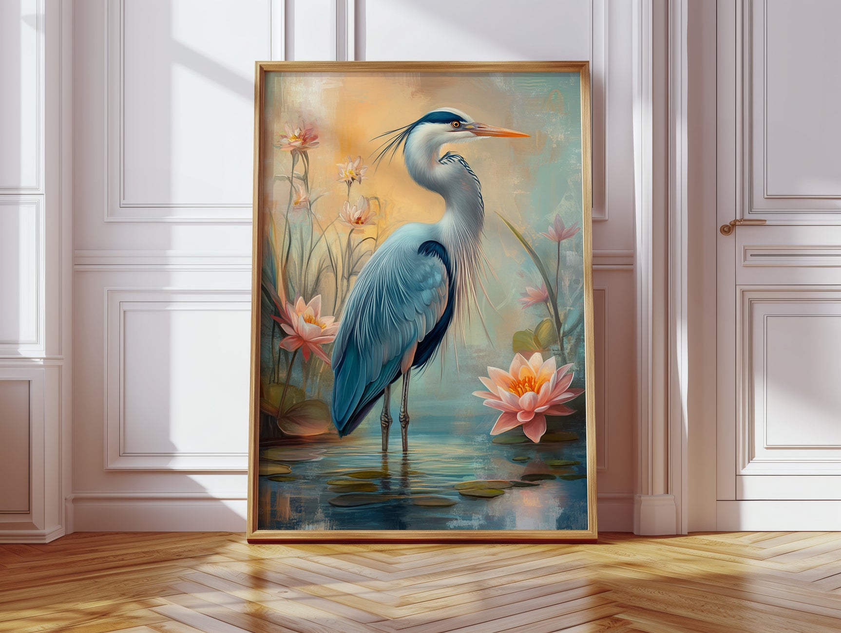 Heron Serenity in Azure
