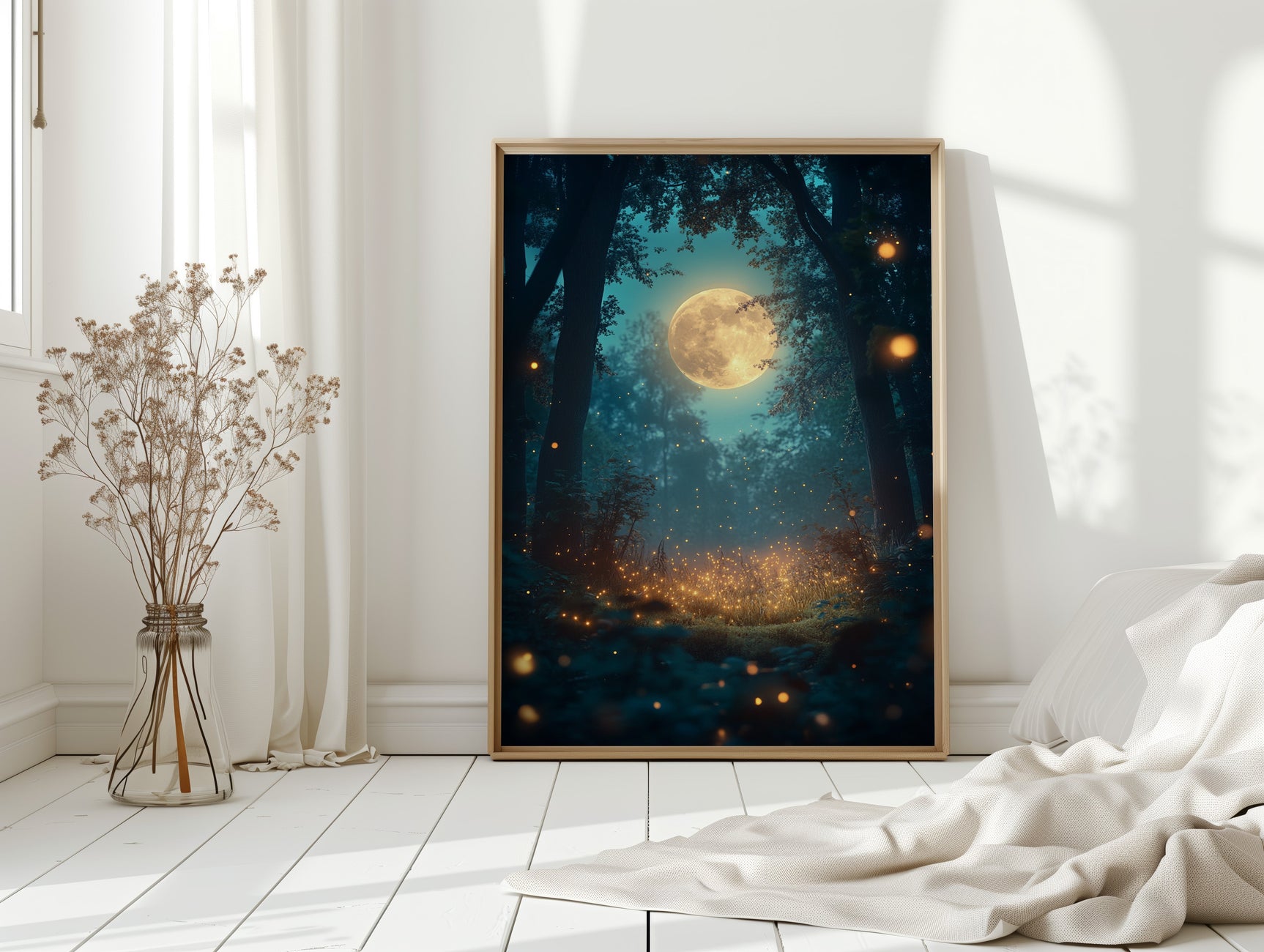 Moonlit Whispers in the Grove