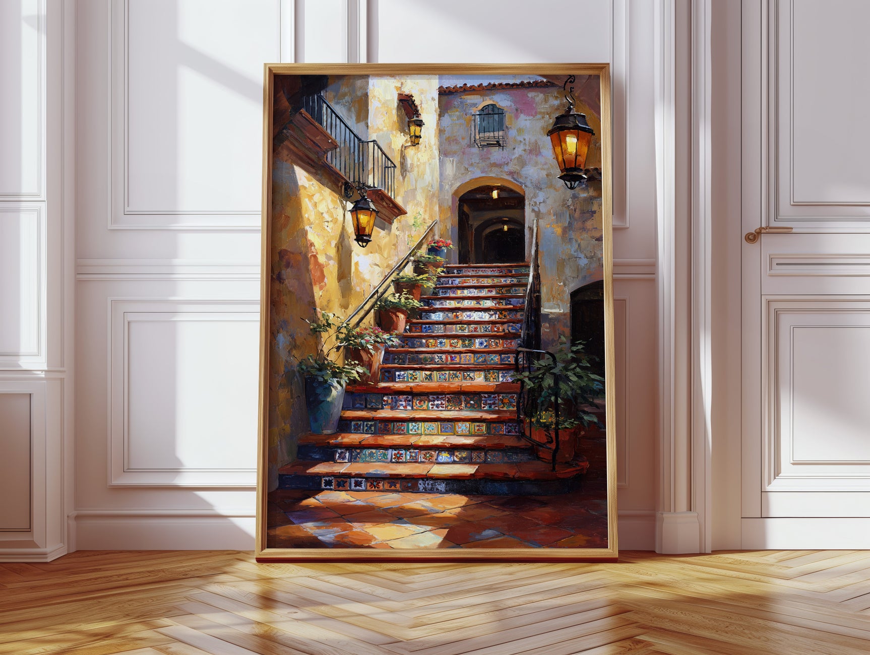 Steps Adorned in Colorful Tales
