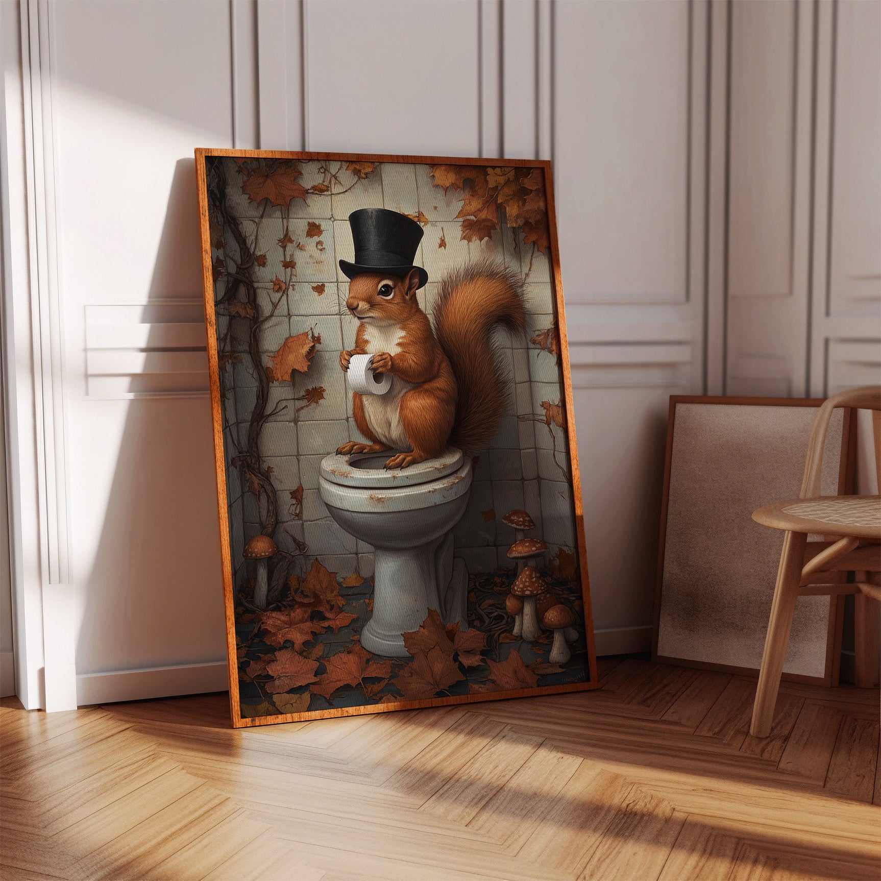 A Squirrel's Unexpected Interlude