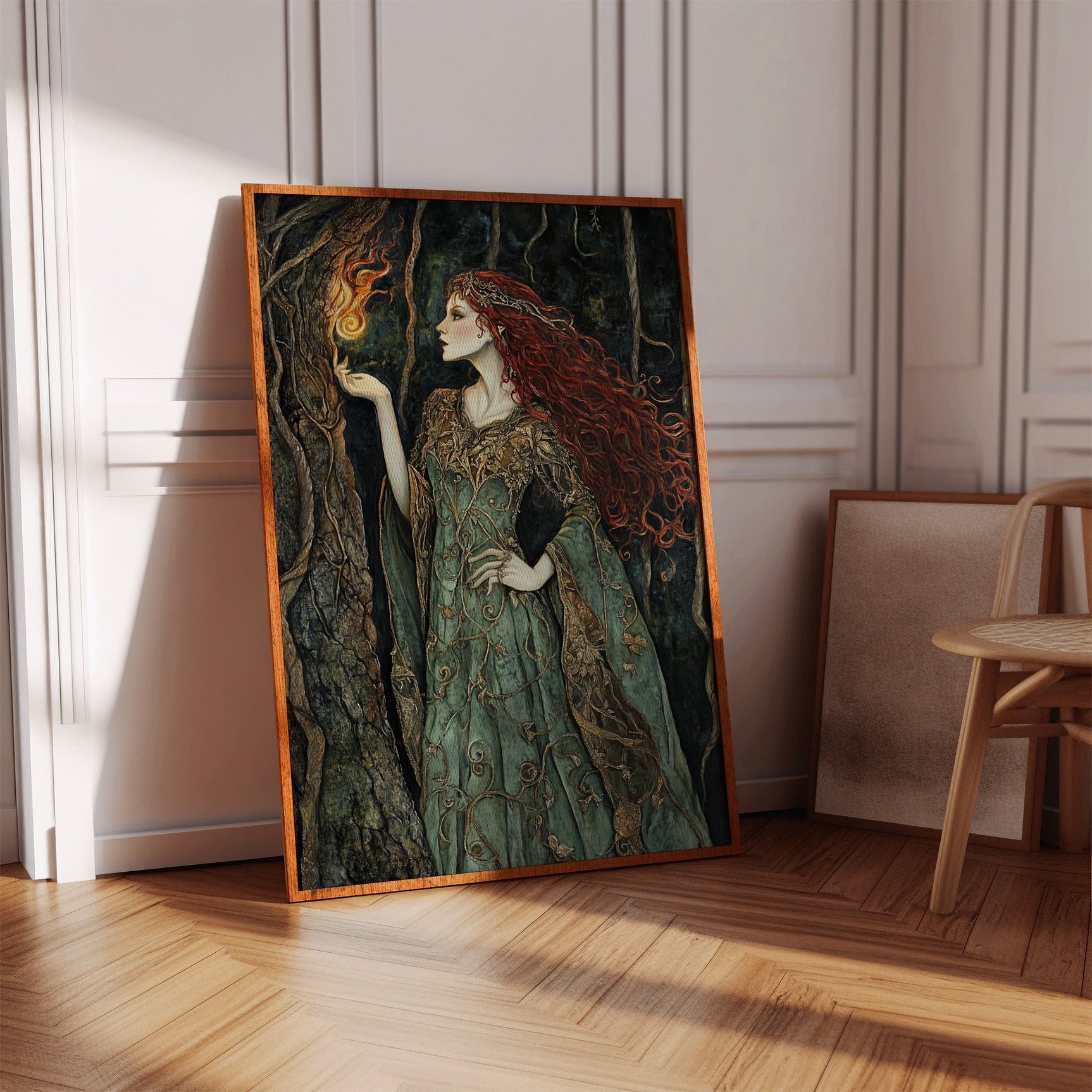 Ember's Light in the Forest
