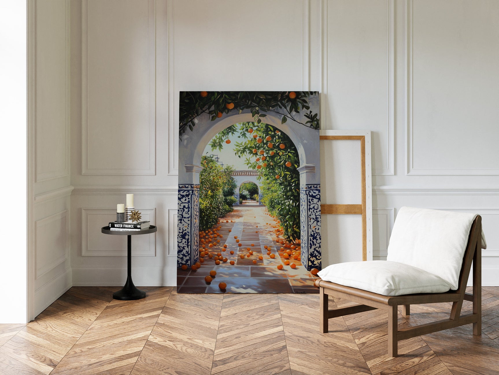 Sunlit Citrus Pathway