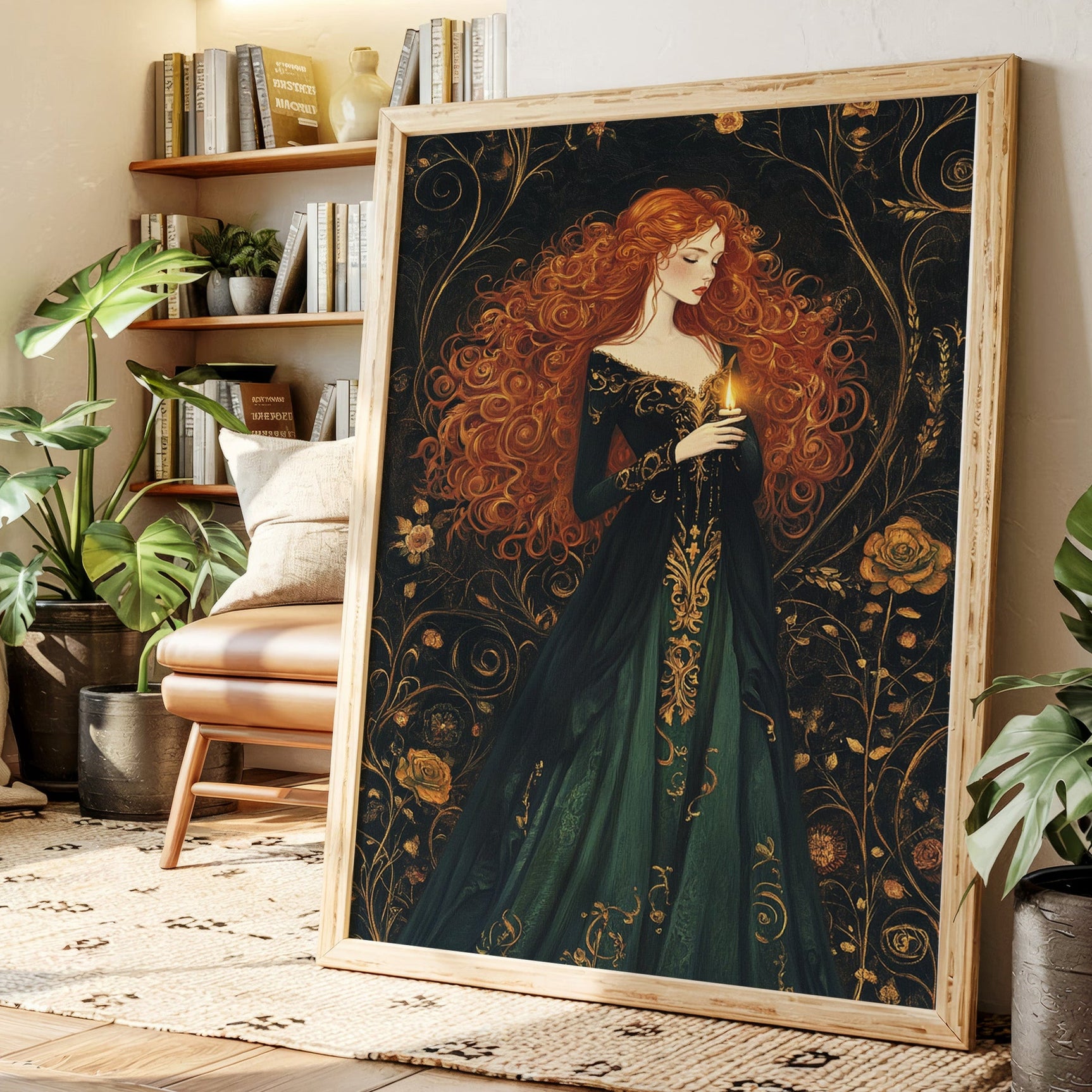 A Flame Among Golden Vines