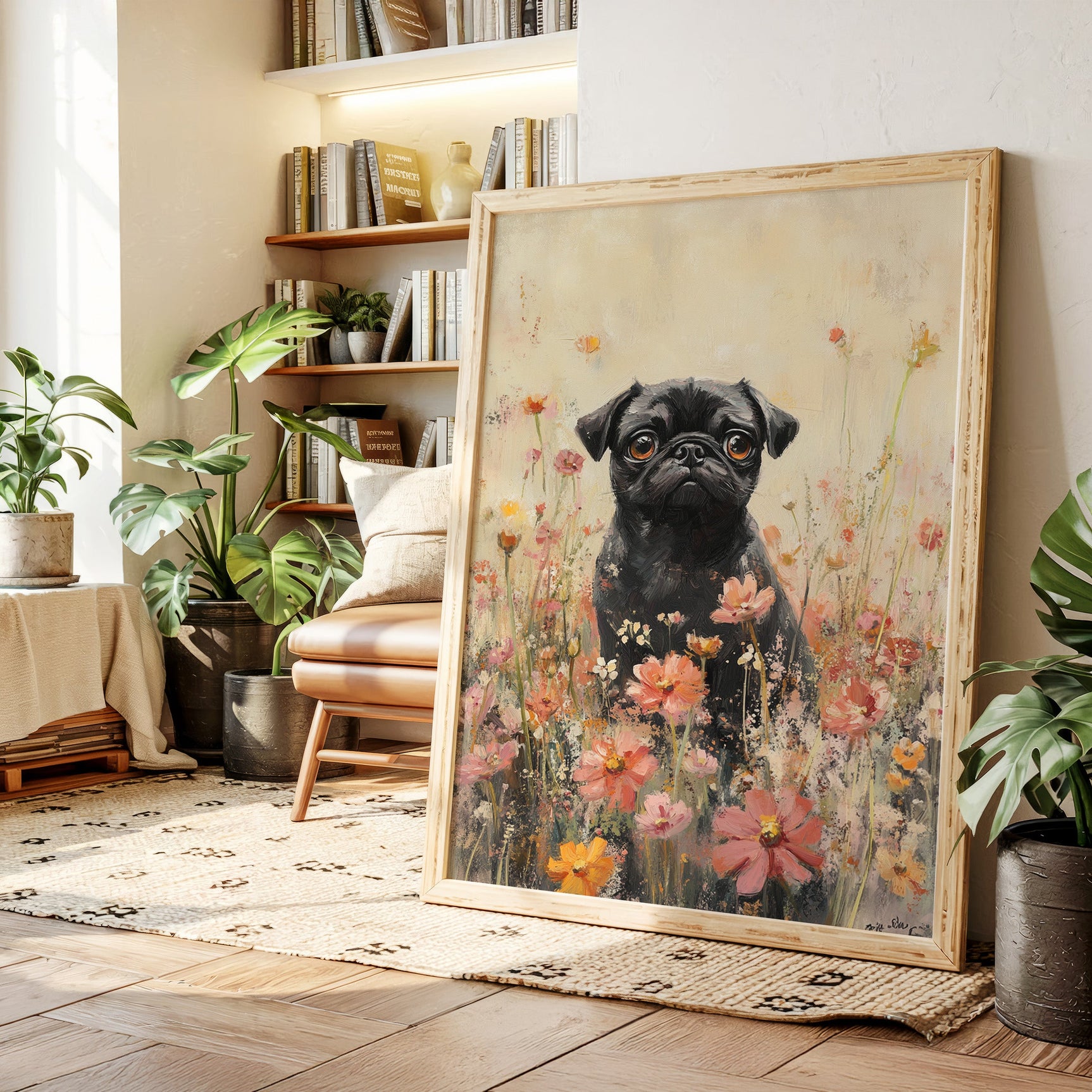 Blissful Pug Meadow