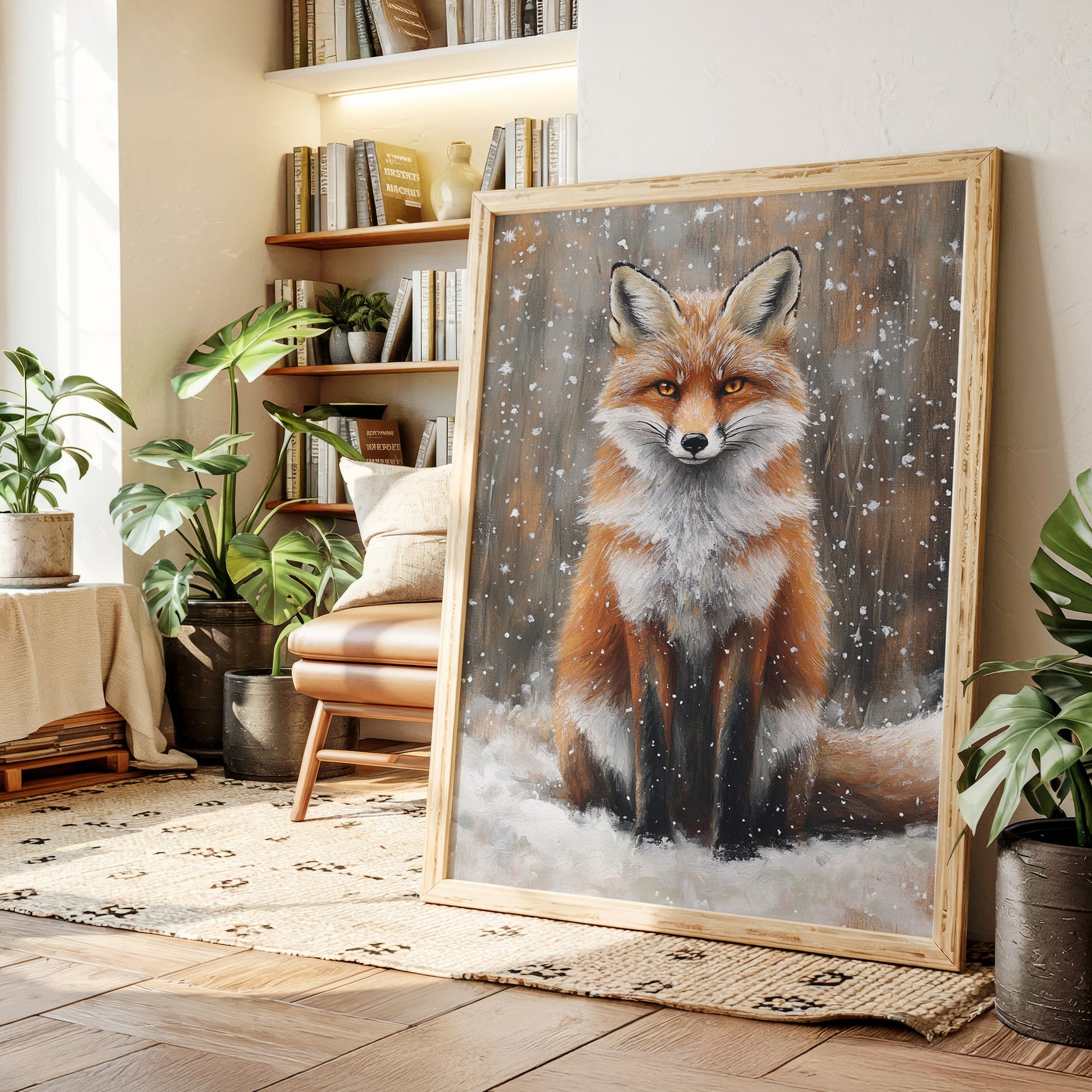 Crimson Snow Fox
