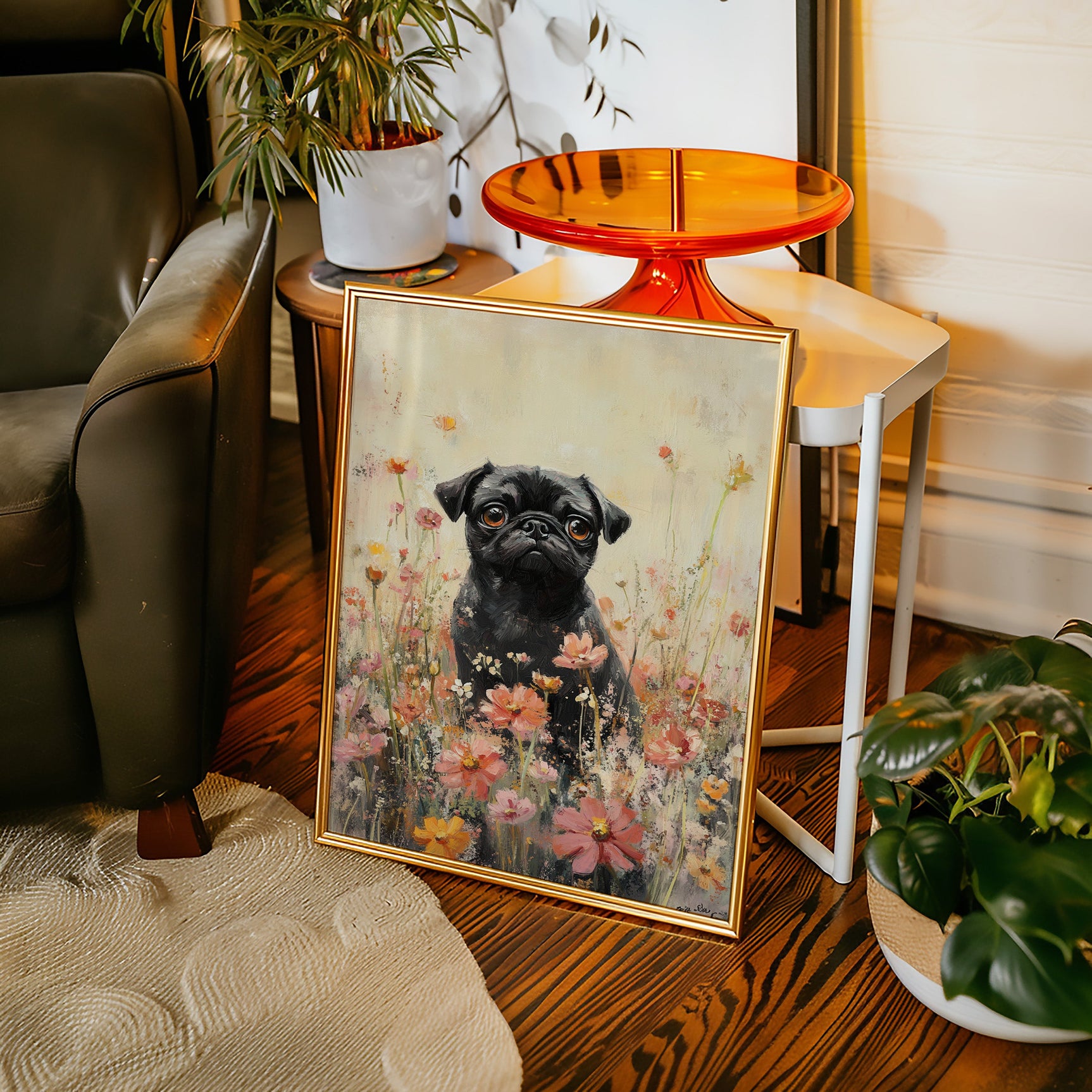 Blissful Pug Meadow