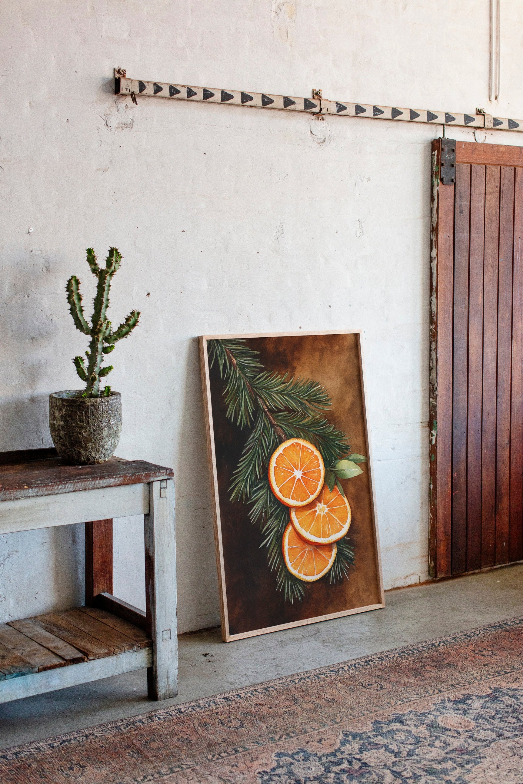 Citrus Amidst Pine Whispers