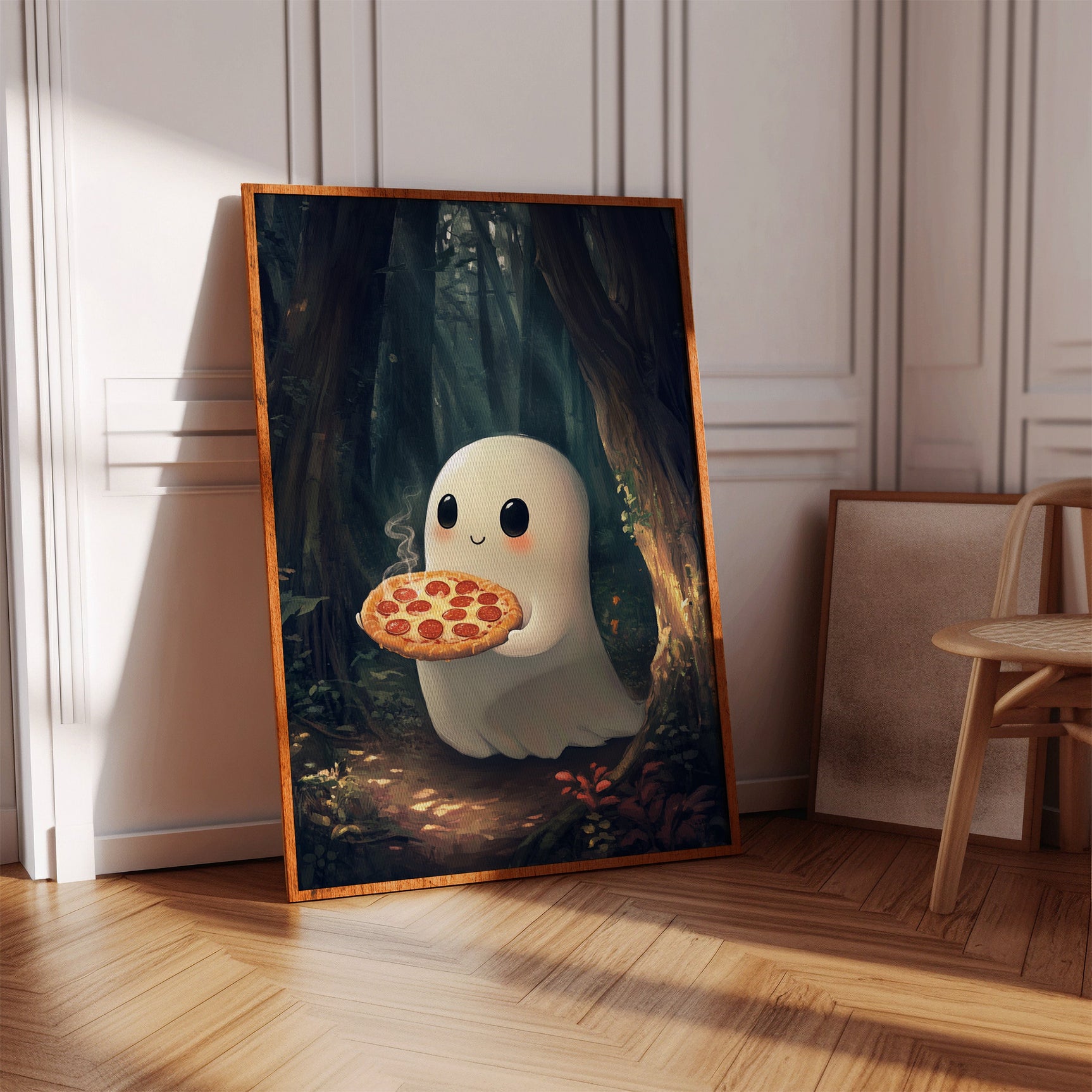 Ghostly Delight in Woodland