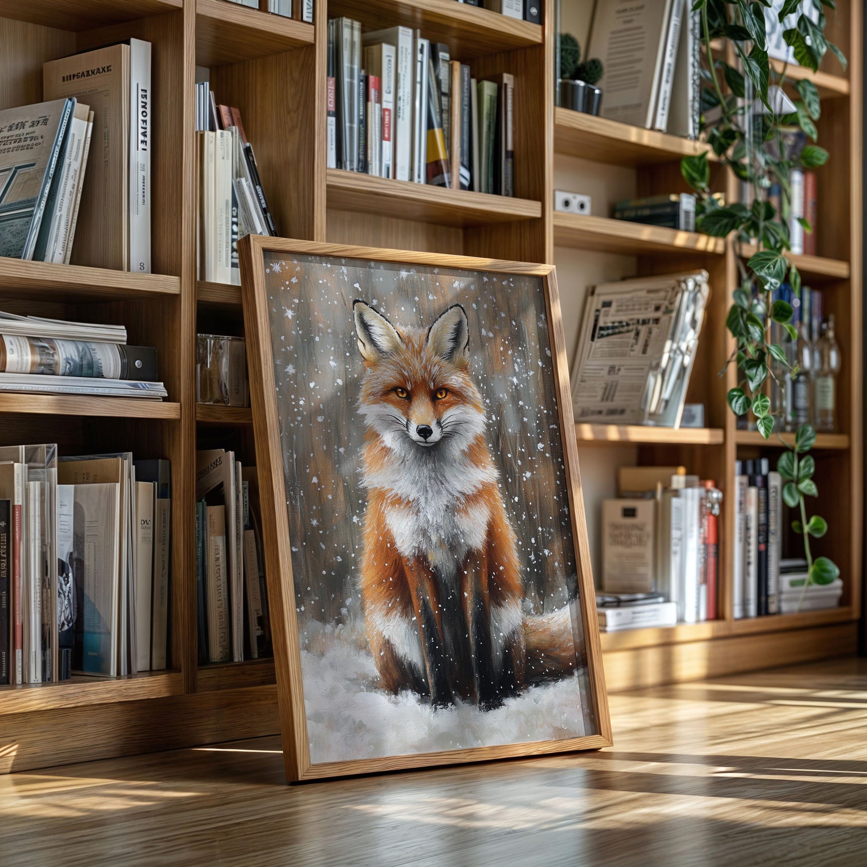 Crimson Snow Fox