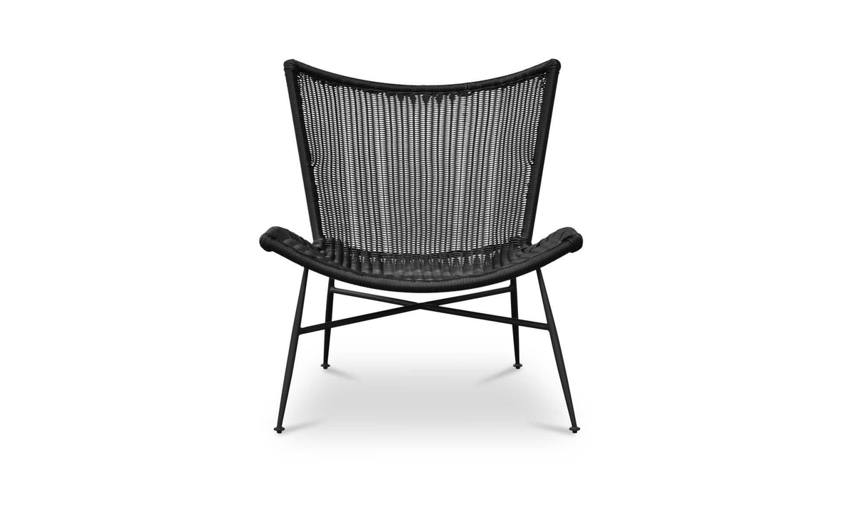 Paige Black Outdoor Accent Chair