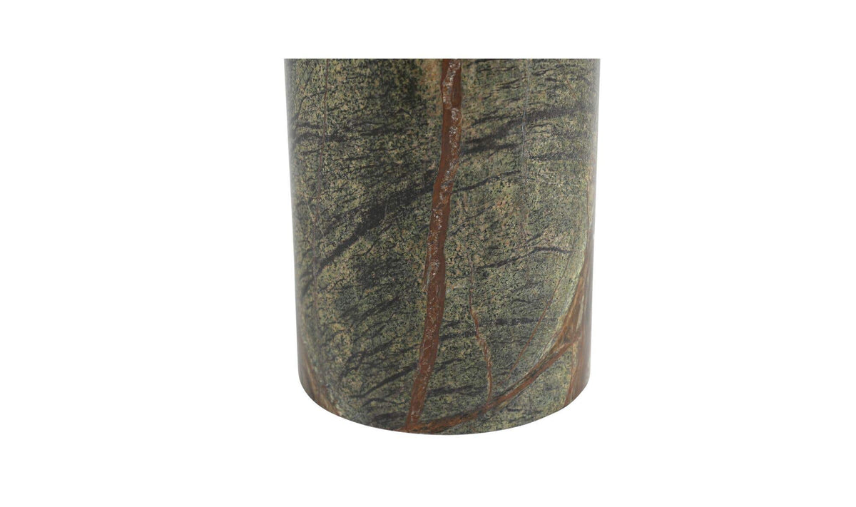 Dusk Rainforest Green Marble Accent Table
