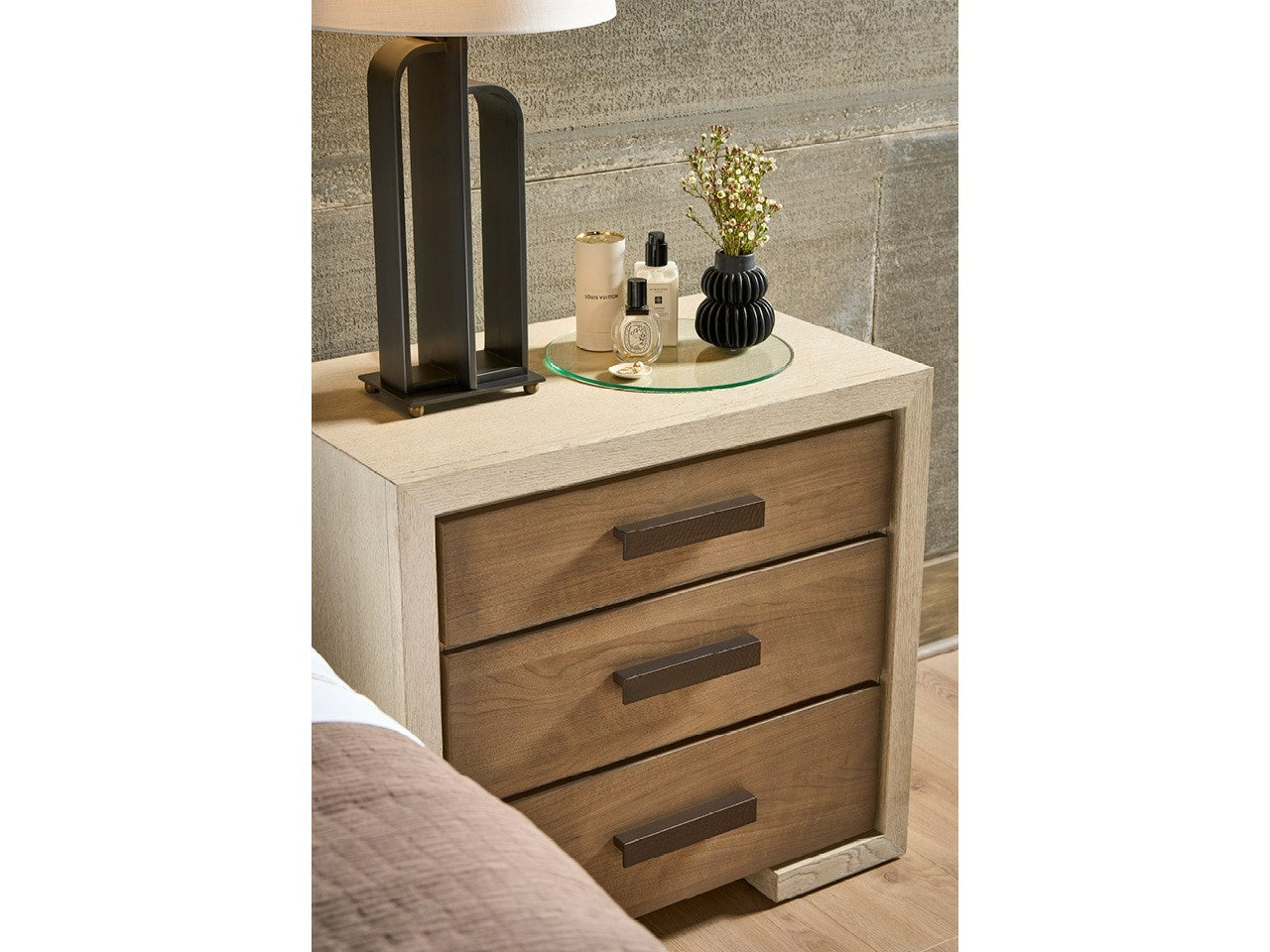 Modern Mist Oak/Haze Nightstand