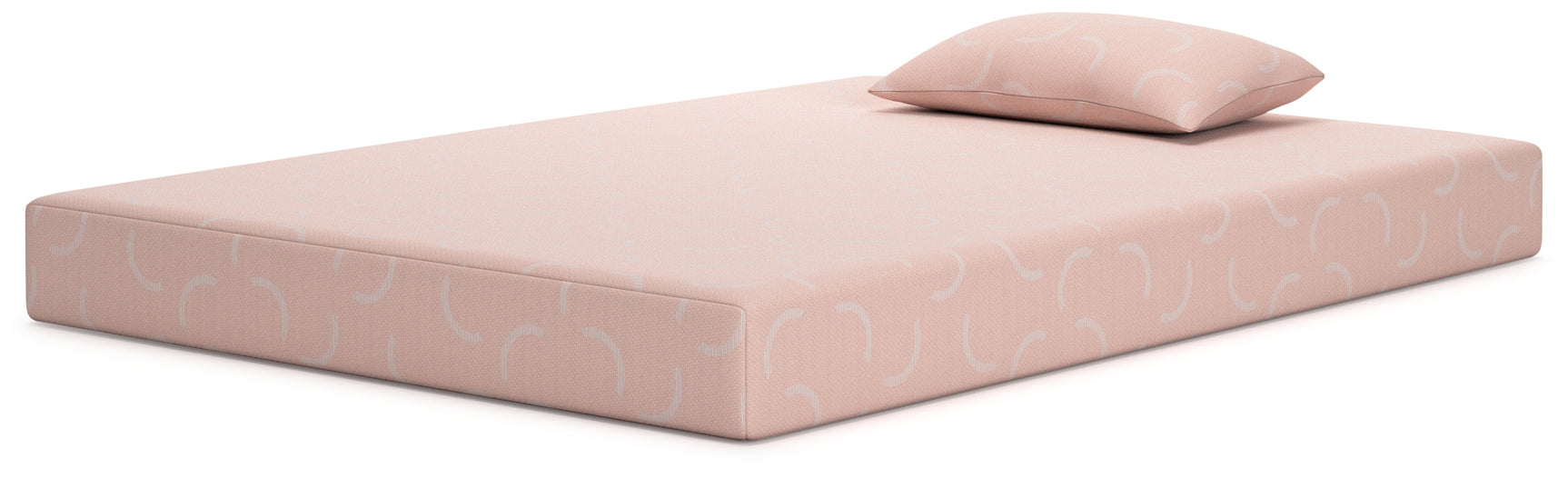 iKidz Coral Coral Twin Mattress and Pillow - Ornate Home