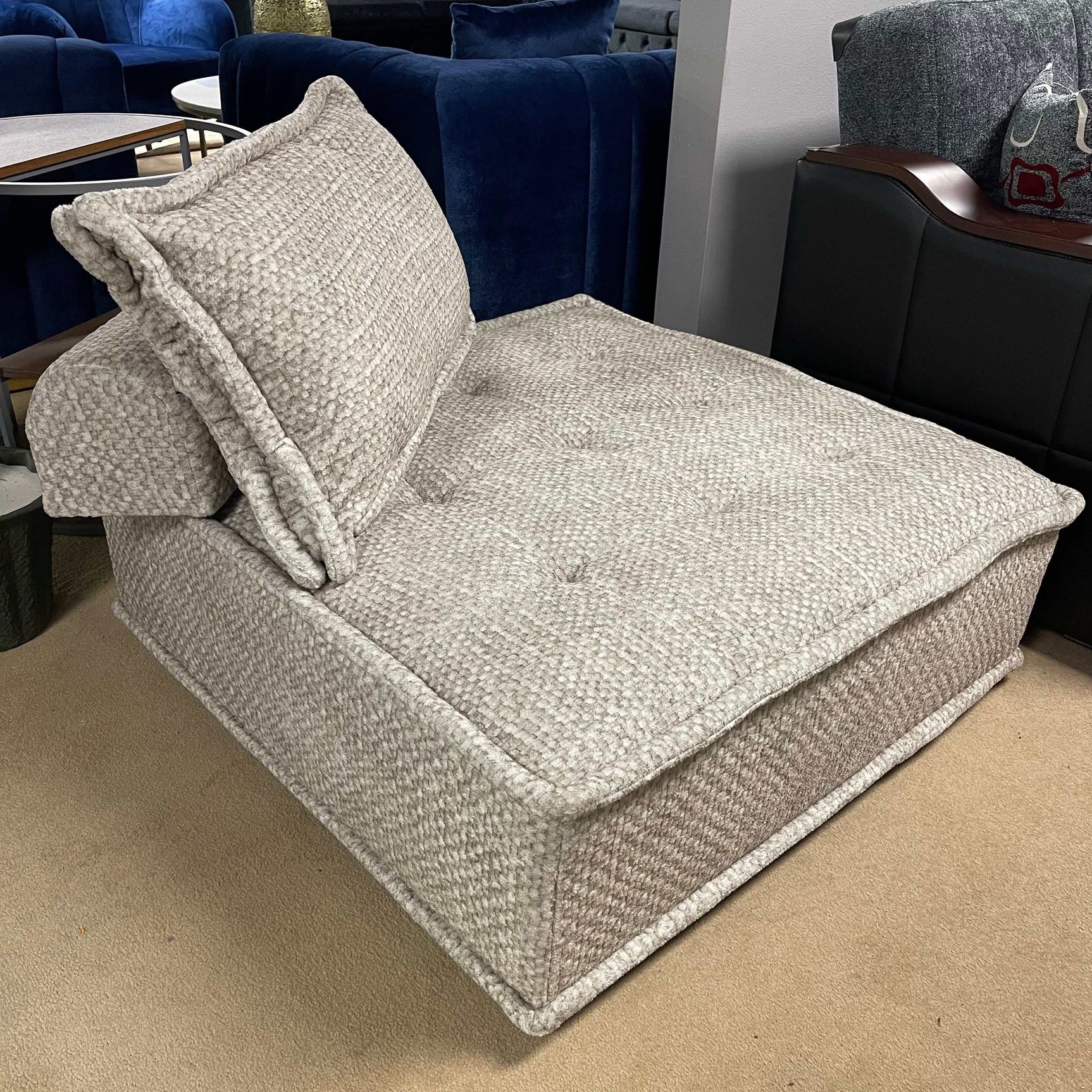 (Online Special Price) Bales Taupe Gray Accent Chair - Ornate Home