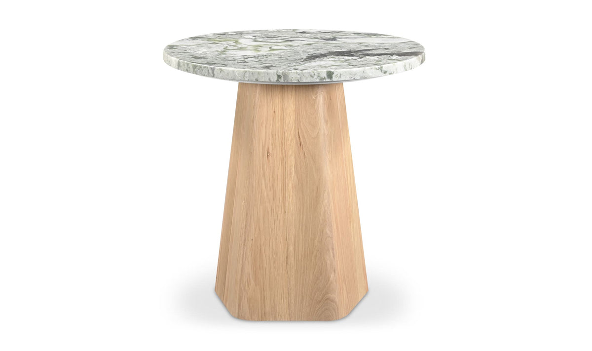 Evelyn Green Onyx Marble Accent Table
