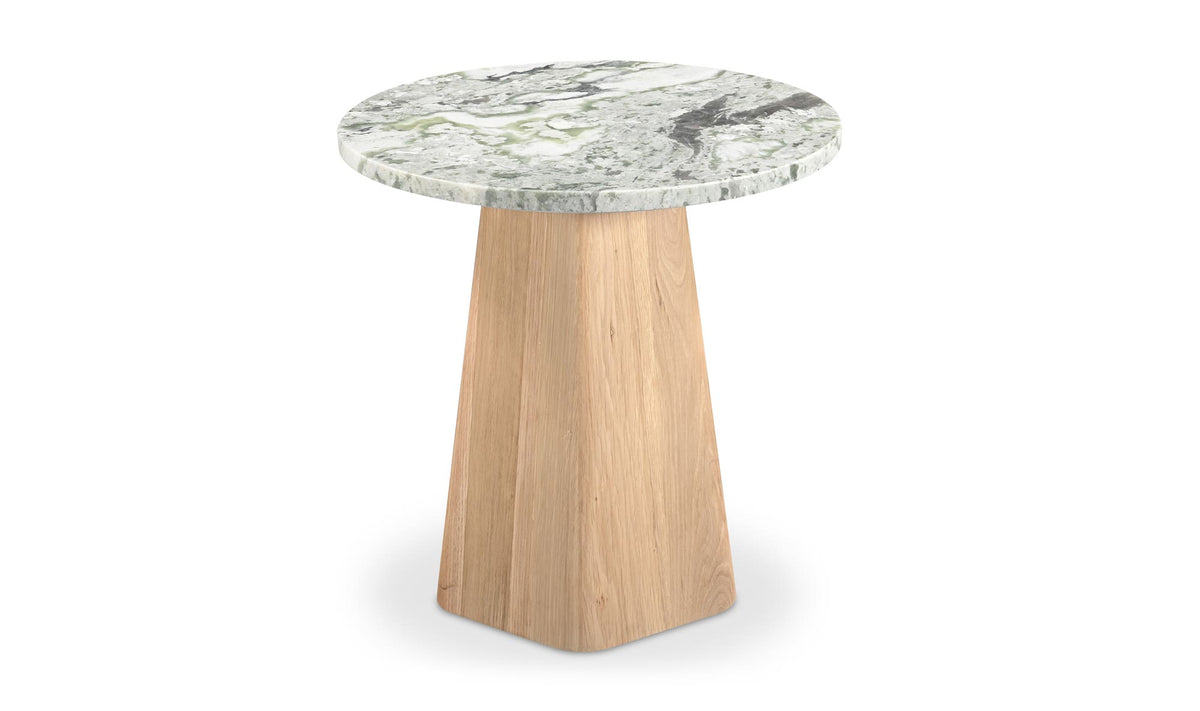 Evelyn Green Onyx Marble Accent Table
