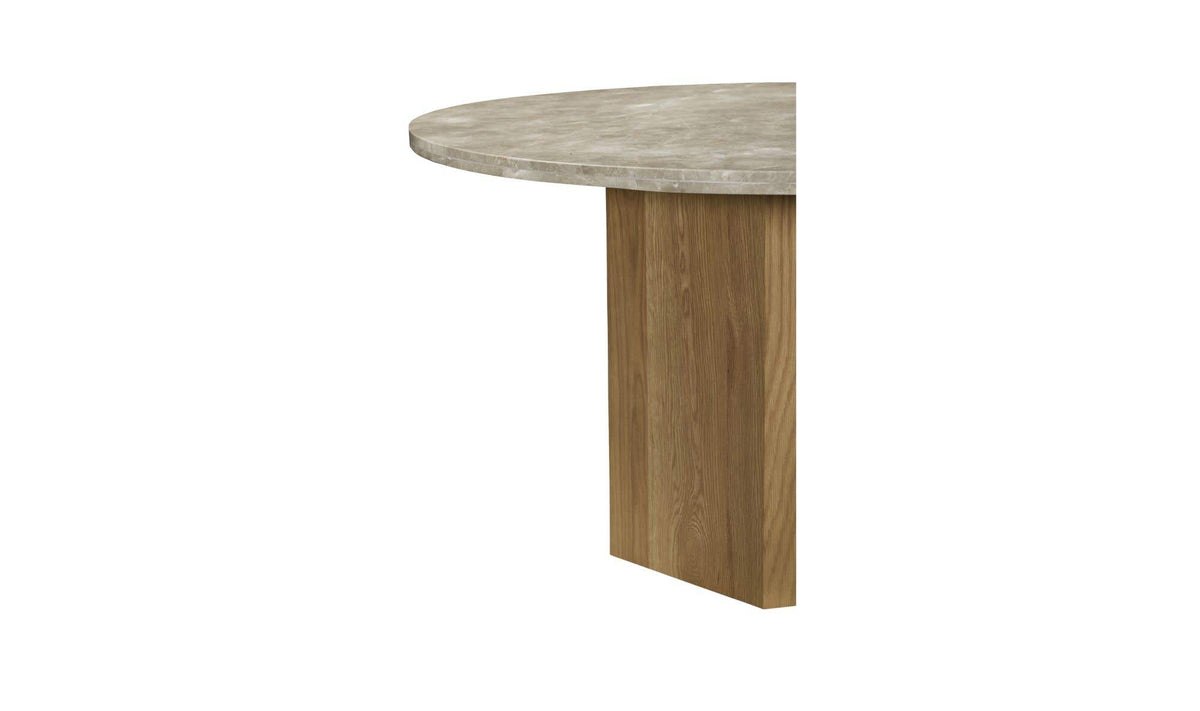 Brando Grey Marble Large Dining Table Silk