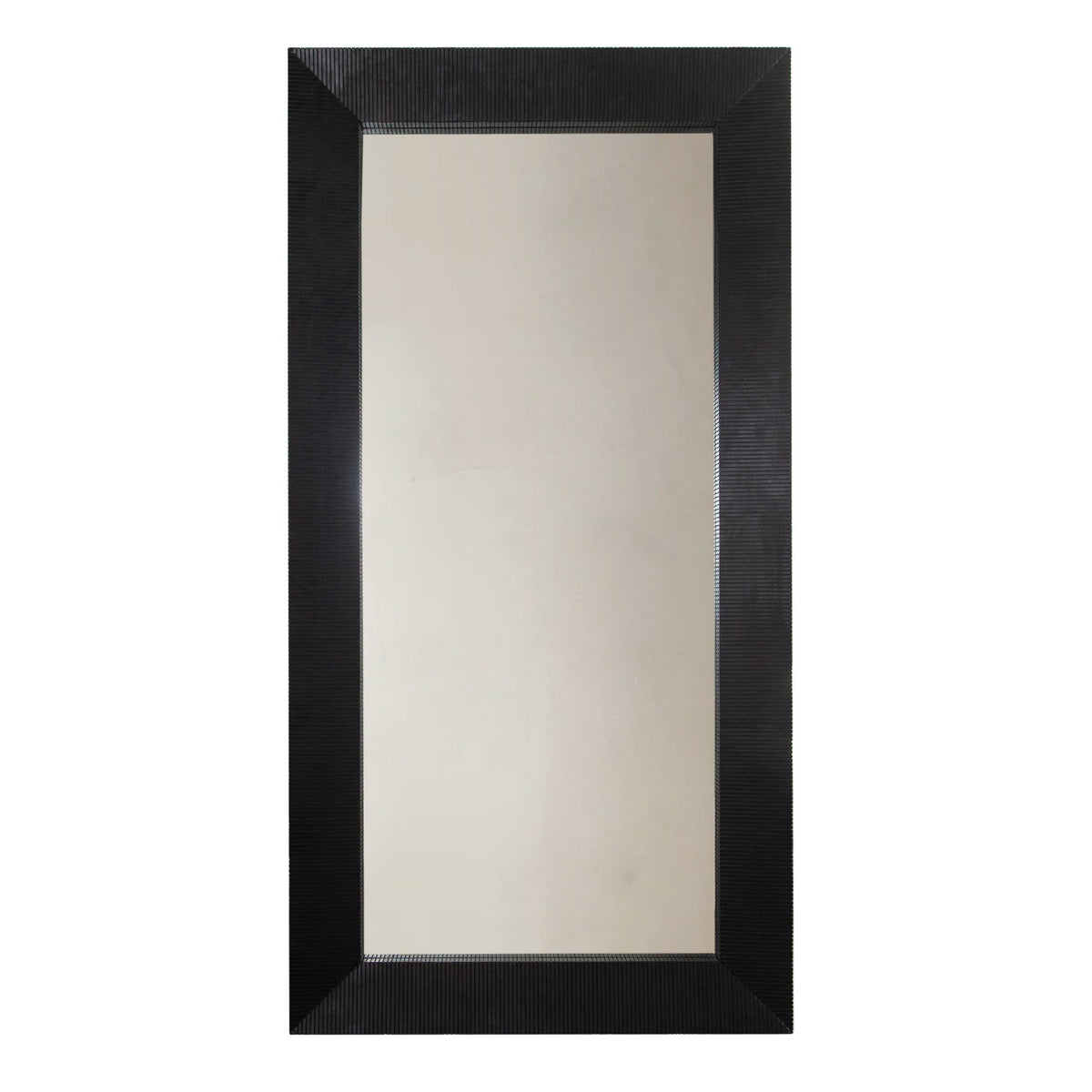 Koda Black Wood Floor Mirror - Ornate Home