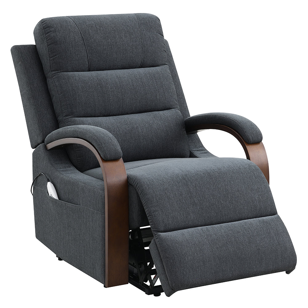 Kayla Gray Power Recliner w/Lift & Heating & Massage