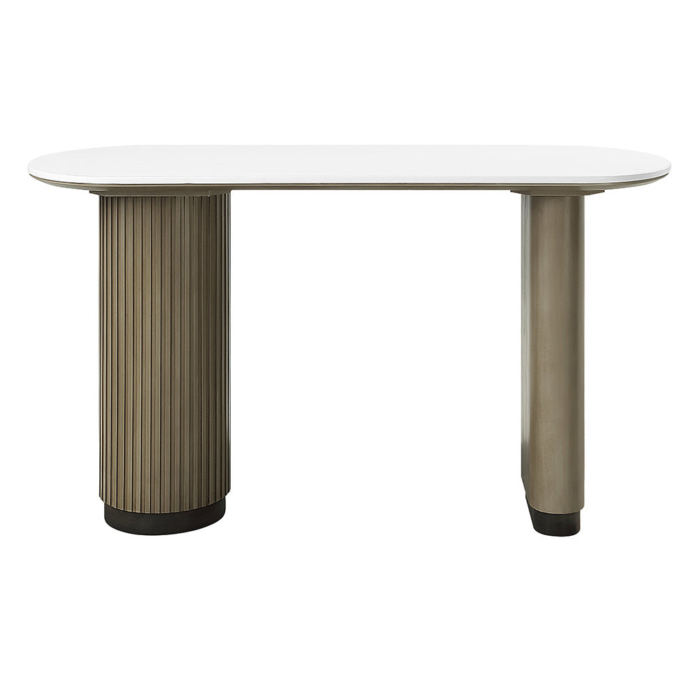 Clayten Engineering Top/Light Oak Sofa Table w/Engineering Top