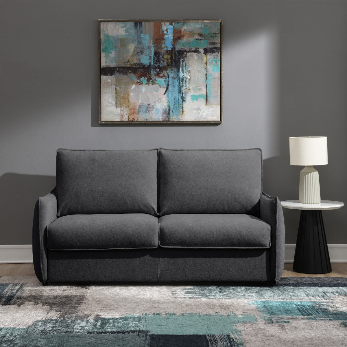 Jinn Elite Charcoal Sofa w/ Queen-size Sleeper