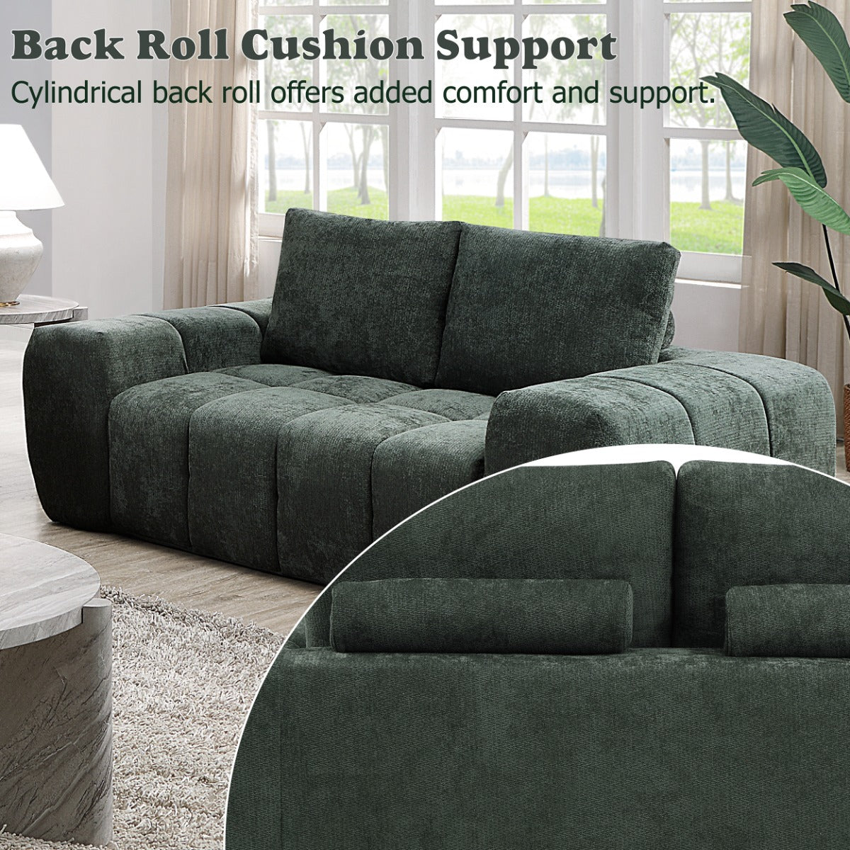 Medwin Green Loveseat