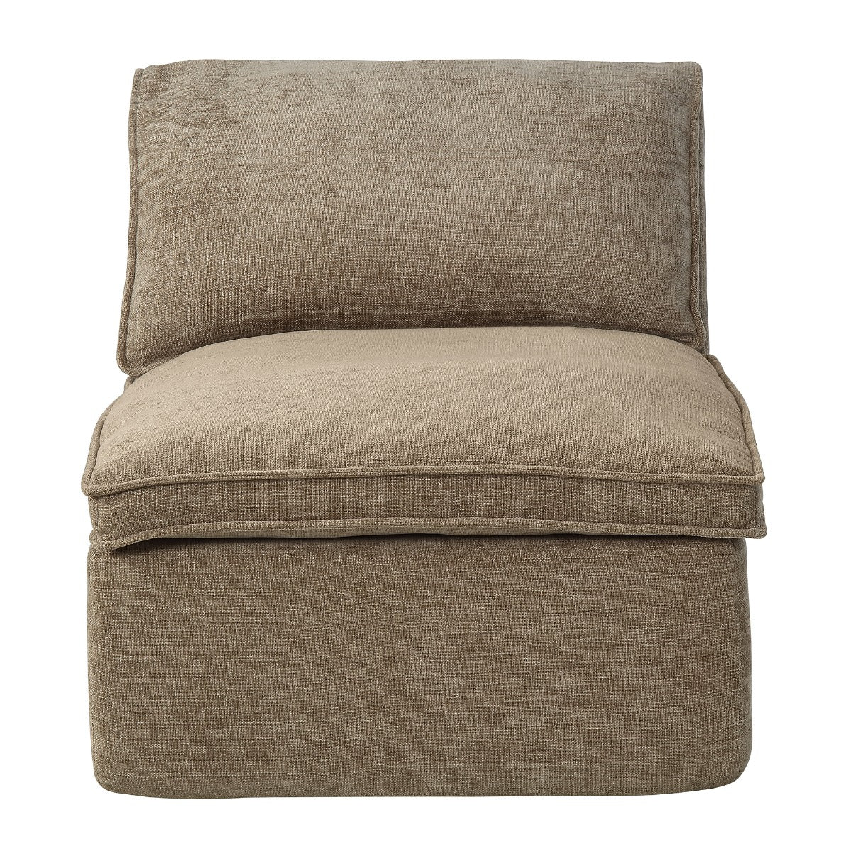 Almano Brown Modular - Armless Chair