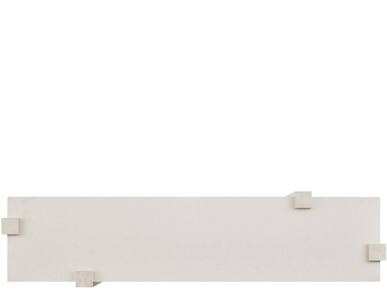 Modern White/Mist Console Table