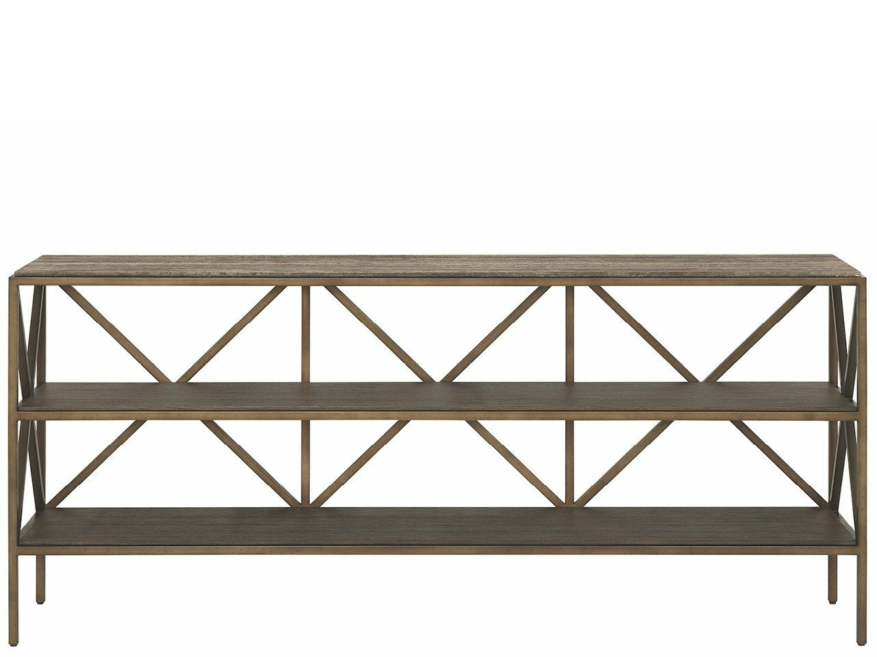 Montclair Birchaven Dark Gray/Cocoa Console Table