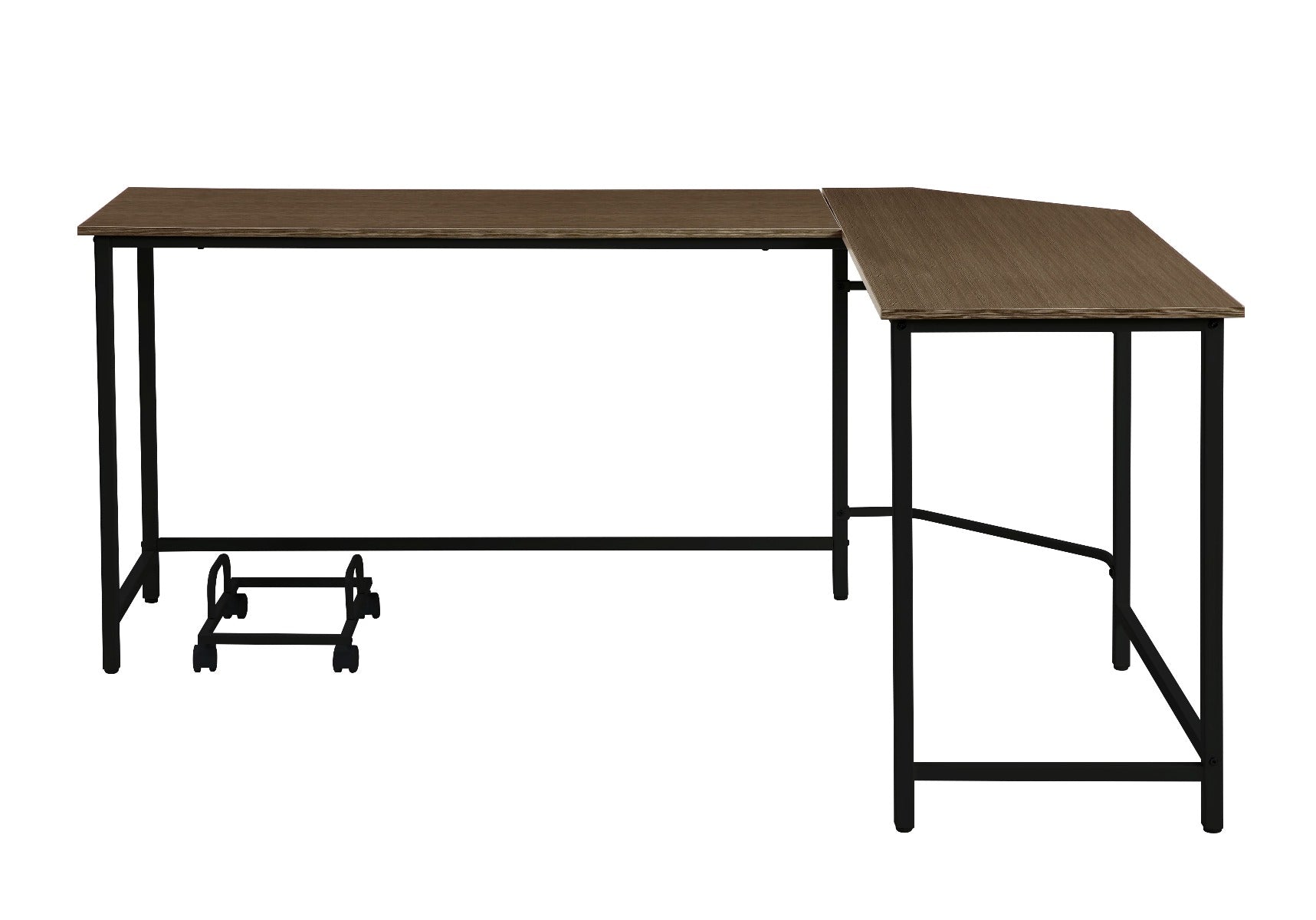 Bambina Oak/Black Computer Desk