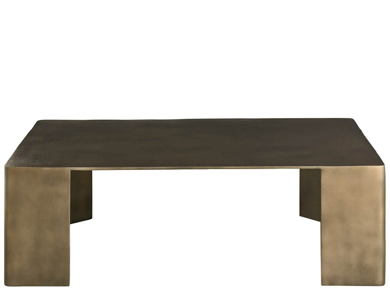 Eclipse Black Nickel 46" Wide Cocktail Table