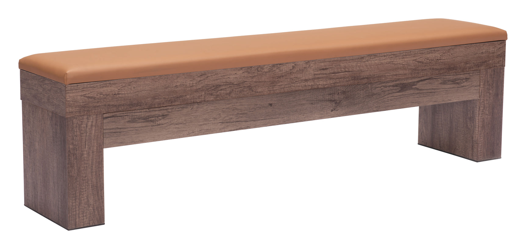 Bonker Brown Storage Bench (Set of 2)