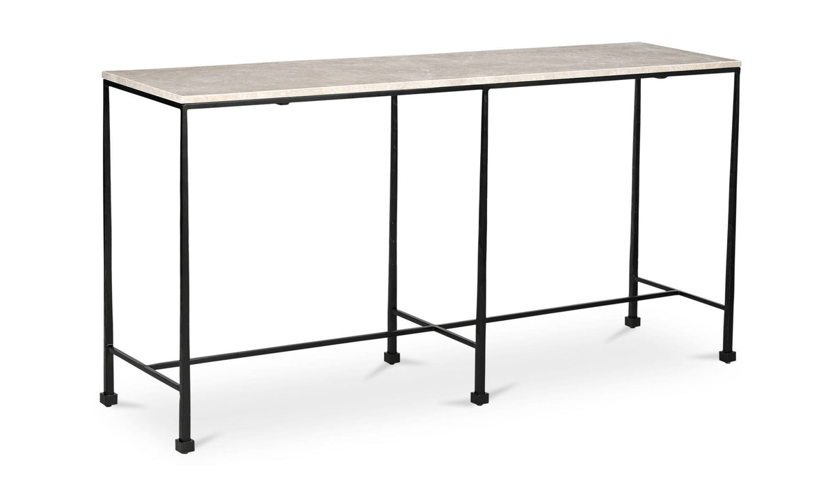 River Botticino Marble Console Table